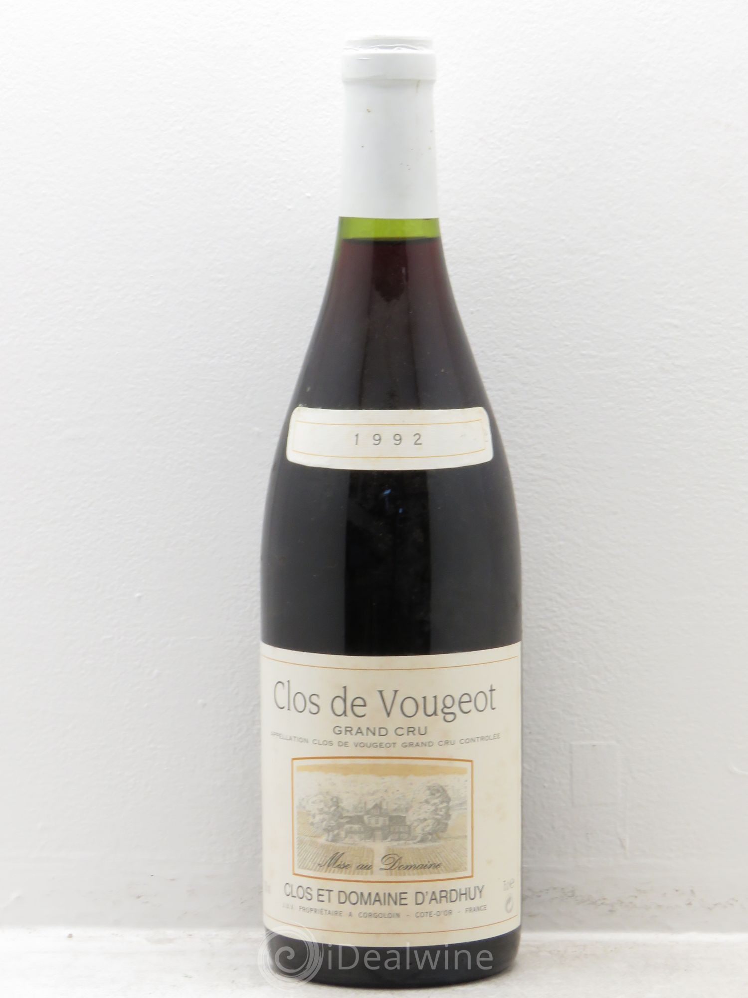 Clos de Vougeot Grand Cru Clos et Domaine D'Ardhuy 1992 - Posten von 1 Flasche - 0
