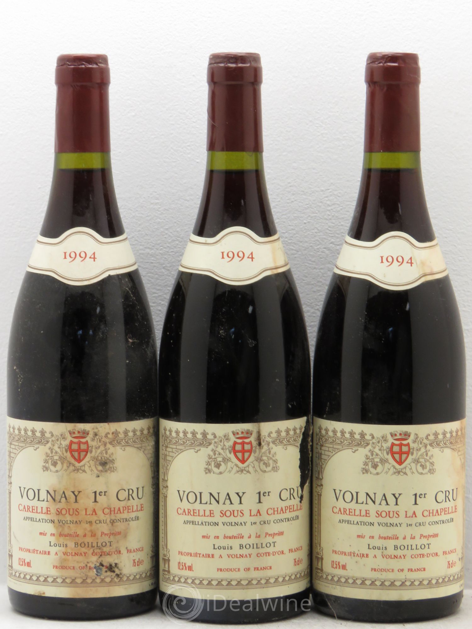 Volnay 1er Cru 1994 - Lot de 3 bouteilles - 0