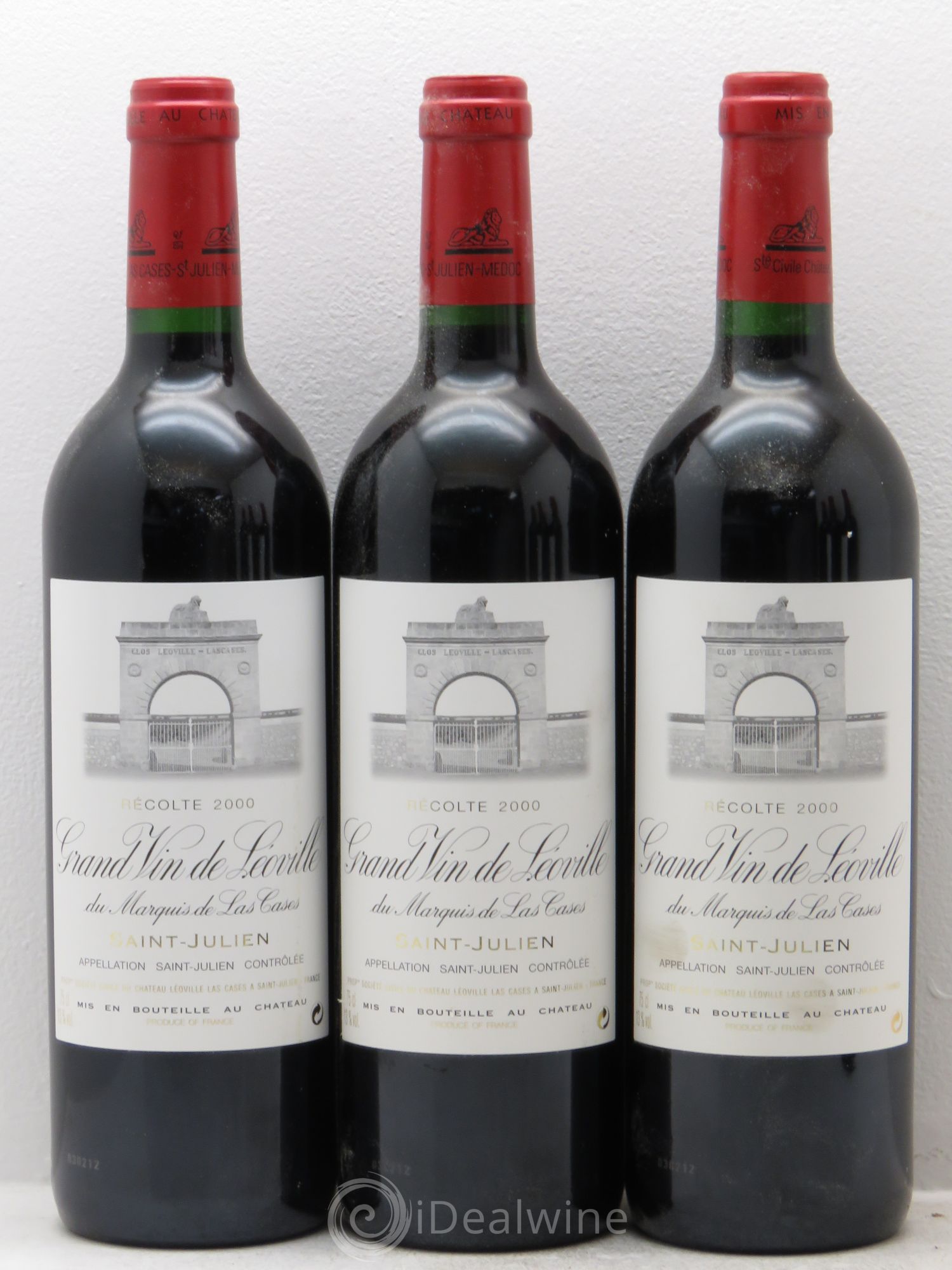 Château Léoville Las Cases 2ème Grand Cru Classé 2000 - Lot de 6 bouteilles - 1