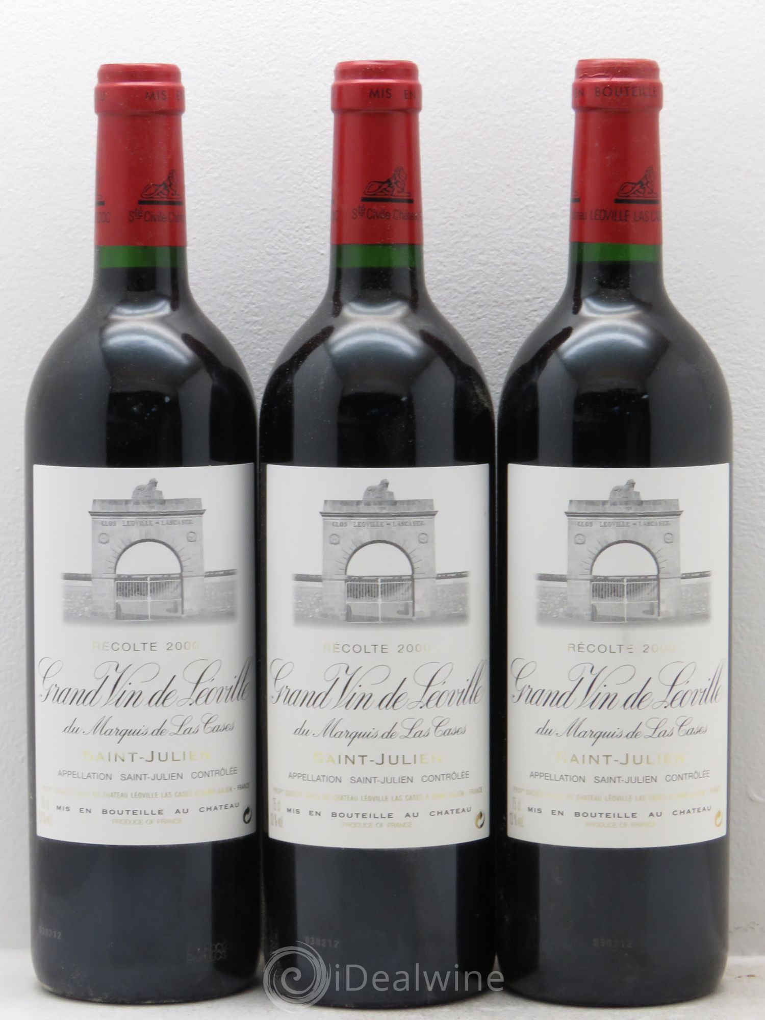 Château Léoville Las Cases 2ème Grand Cru Classé 2000 - Lot de 6 bouteilles - 2