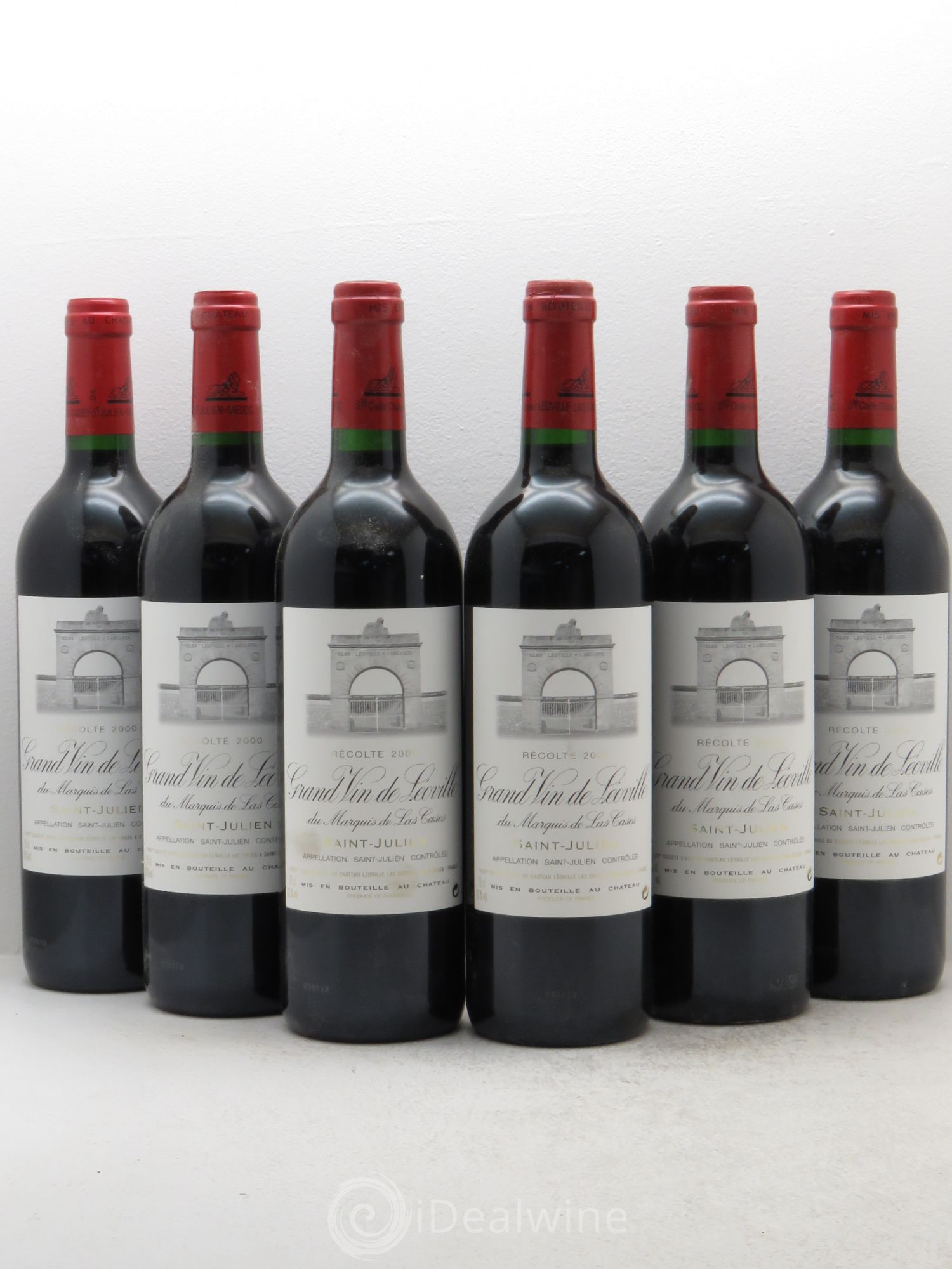 Château Léoville Las Cases 2ème Grand Cru Classé 2000 - Lot de 6 bouteilles - 0