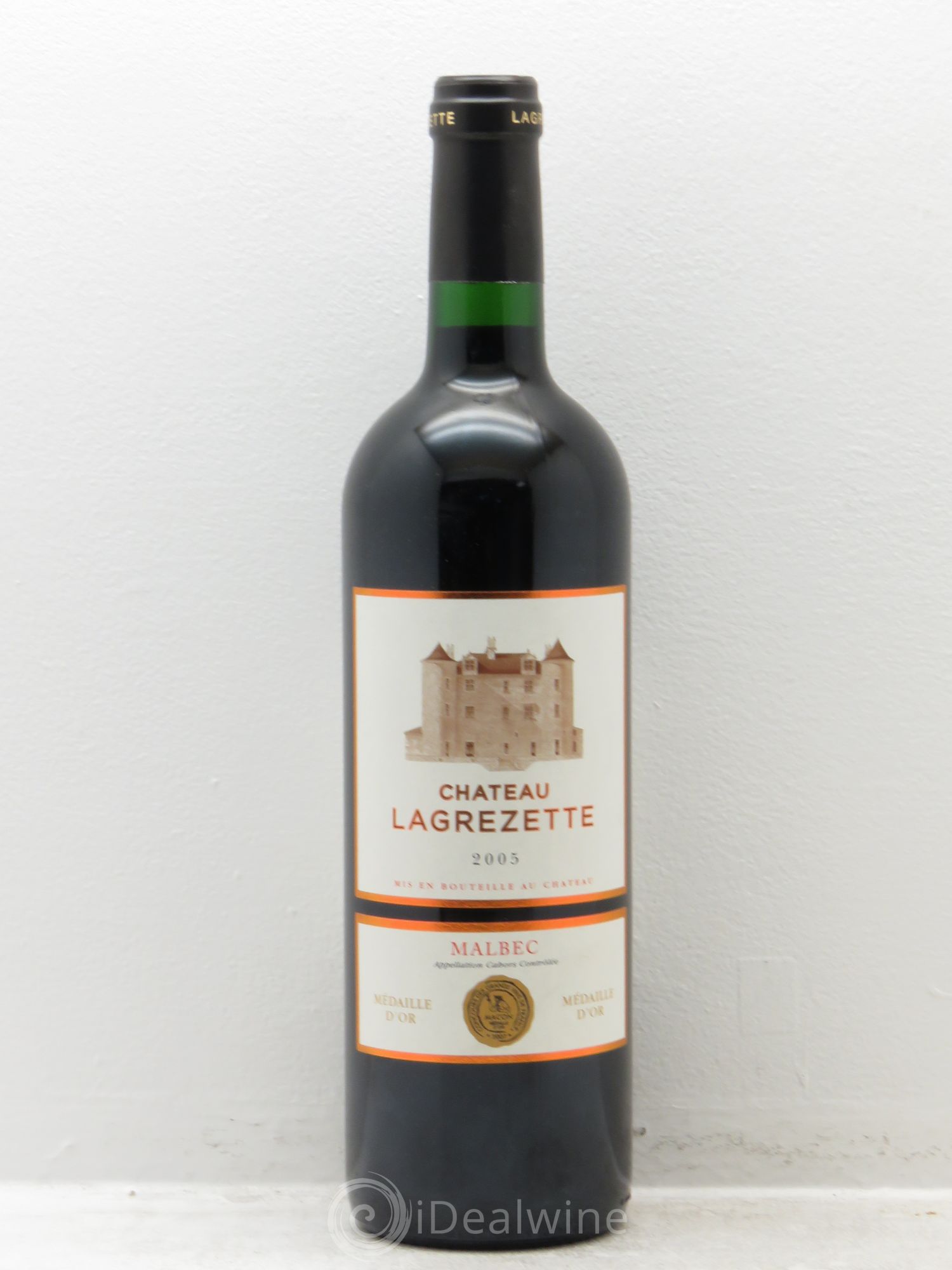 Cahors Château Lagrezette Alain Dominique Perrin 2005 - Lot de 6 bouteilles - 0