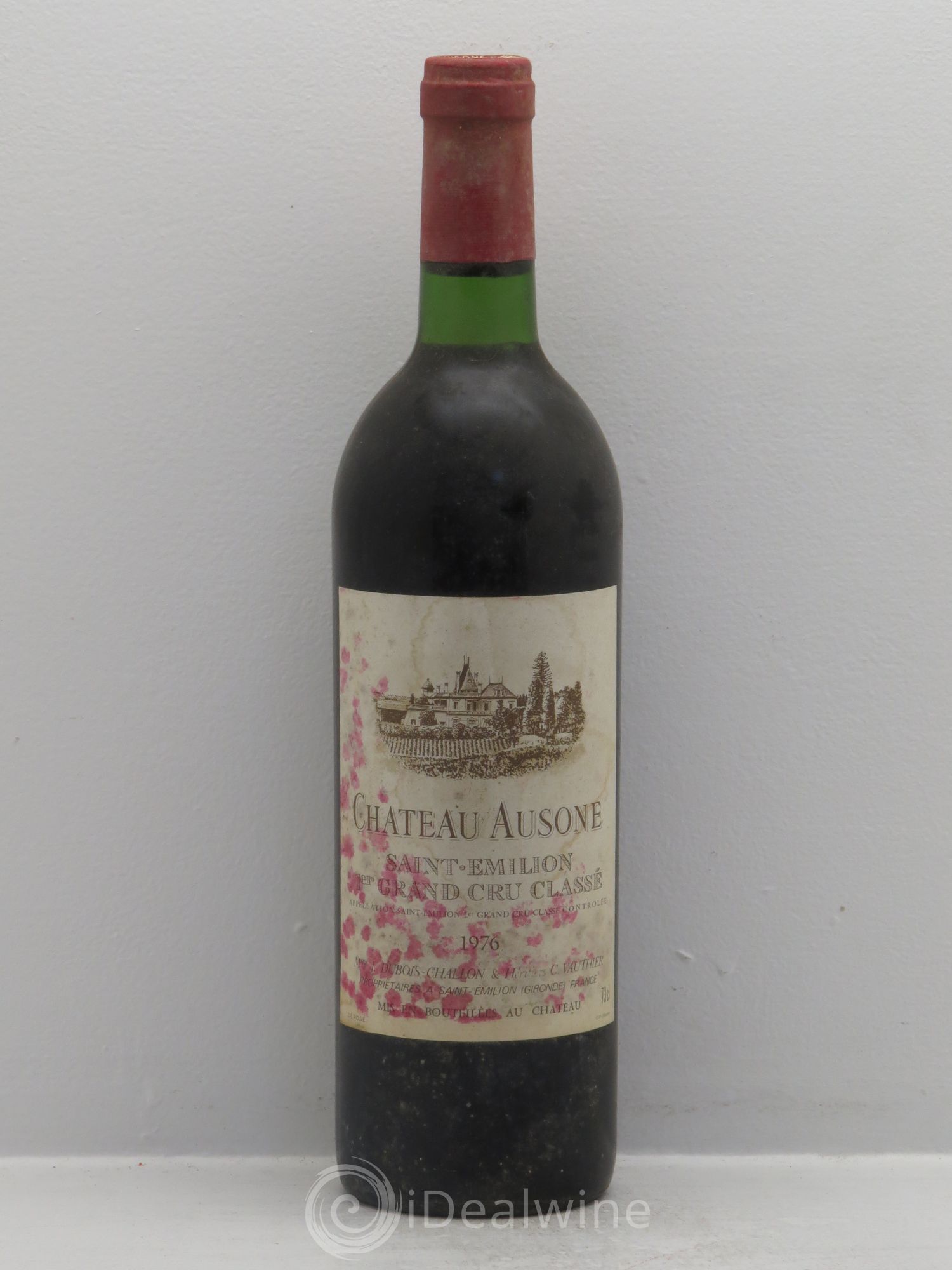 Château Ausone 1er Grand Cru Classé A 1976 - Lot de 1 bouteille - 0
