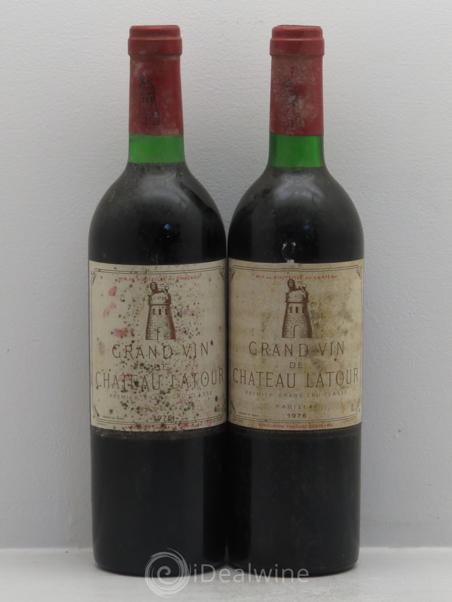 Château Latour 1er Grand Cru Classé 1976 - Lot de 2 bouteilles - 0