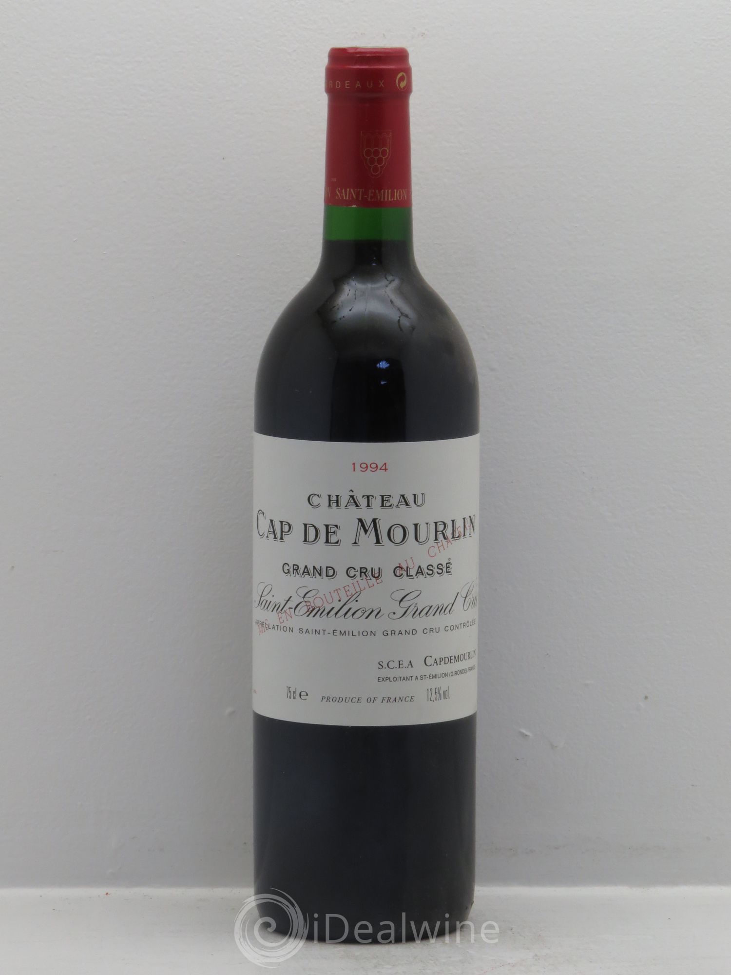 Château Cap de Mourlin Grand Cru Classé 1994 - Lot de 6 bouteilles - 0