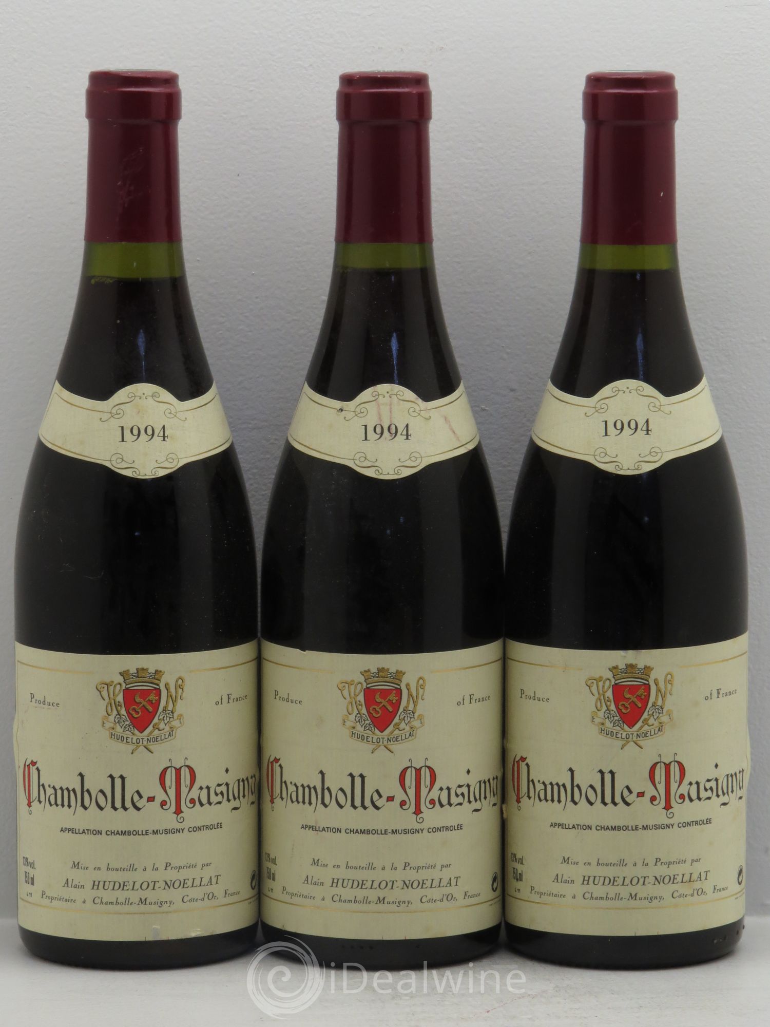 Chambolle-Musigny Hudelot-Noëllat 1994 - Lot de 3 bouteilles - 0