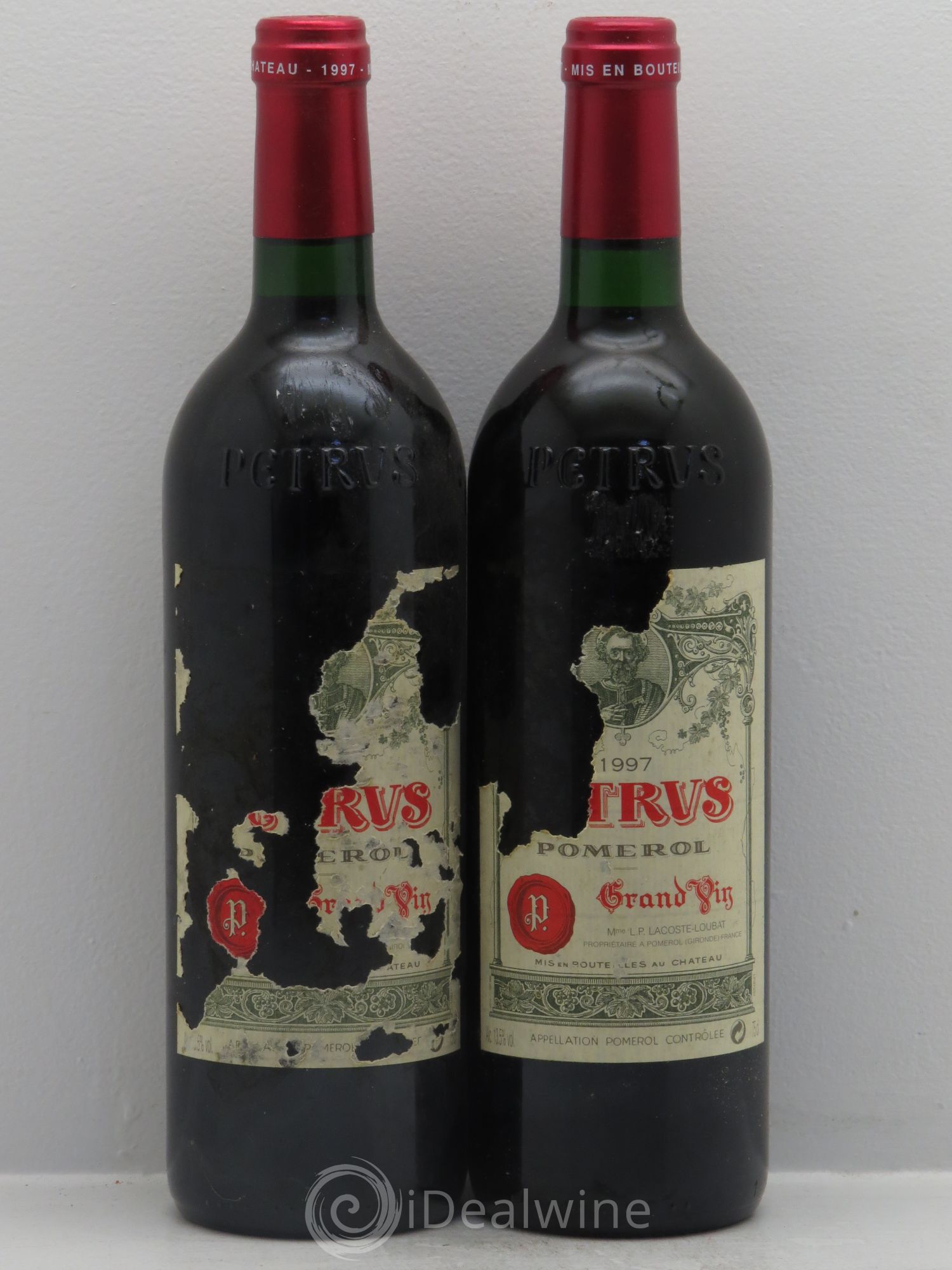 Petrus 1997 - Lot de 2 bouteilles - 0