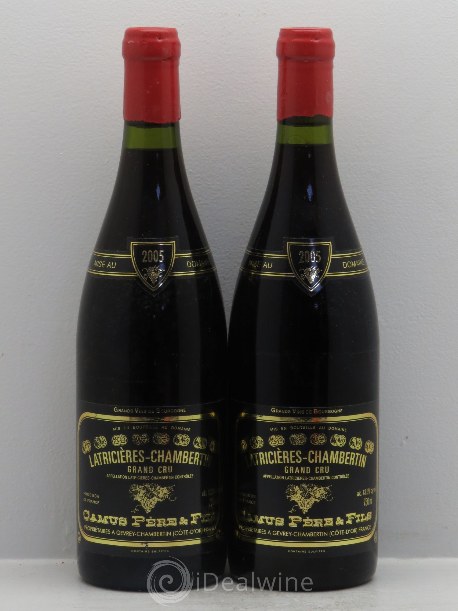 Latricières-Chambertin Grand Cru 2005 - Lot de 2 bouteilles - 0