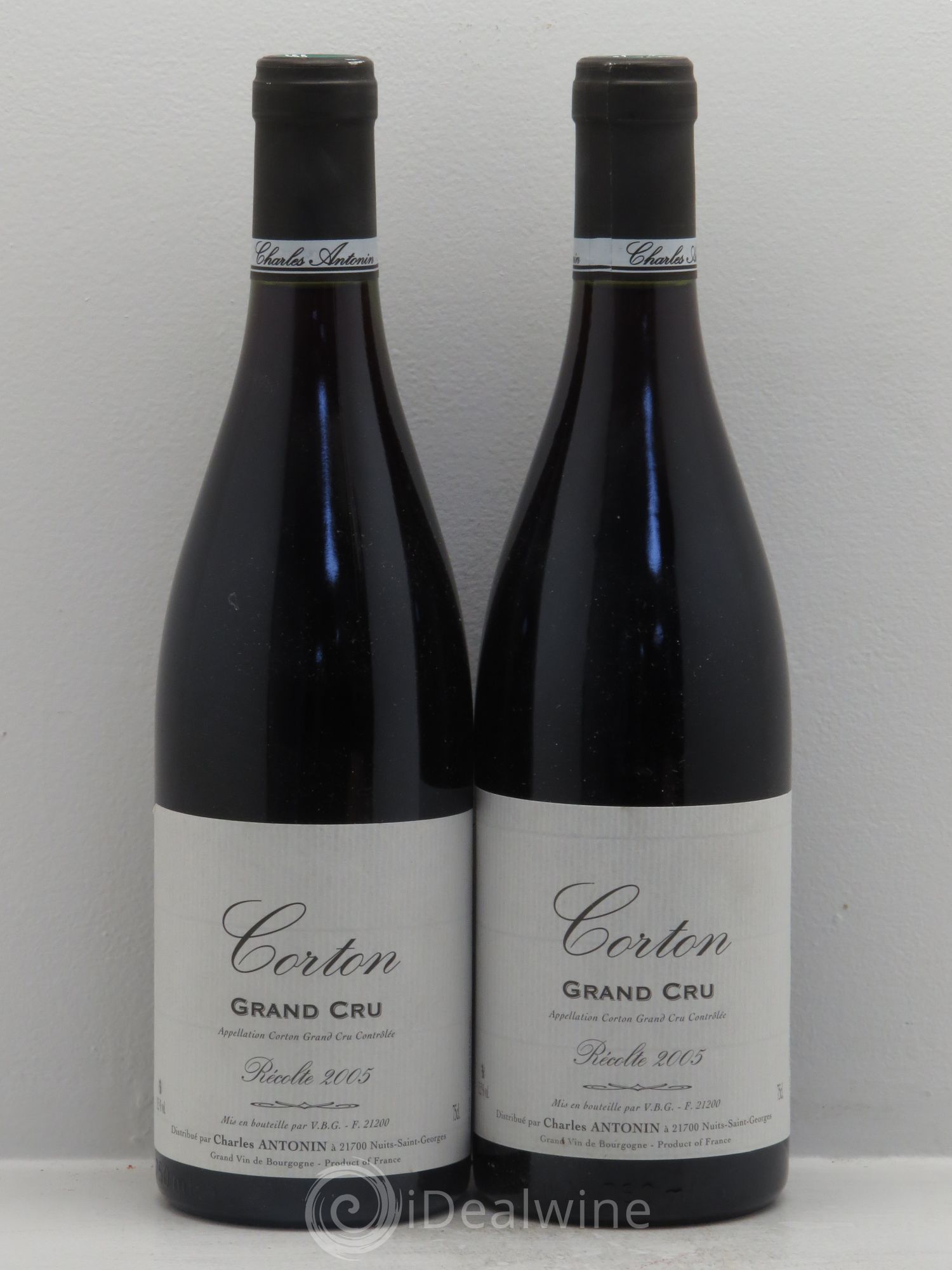 Corton Grand Cru Charles Antonin 2005 - Lot de 2 bouteilles - 0