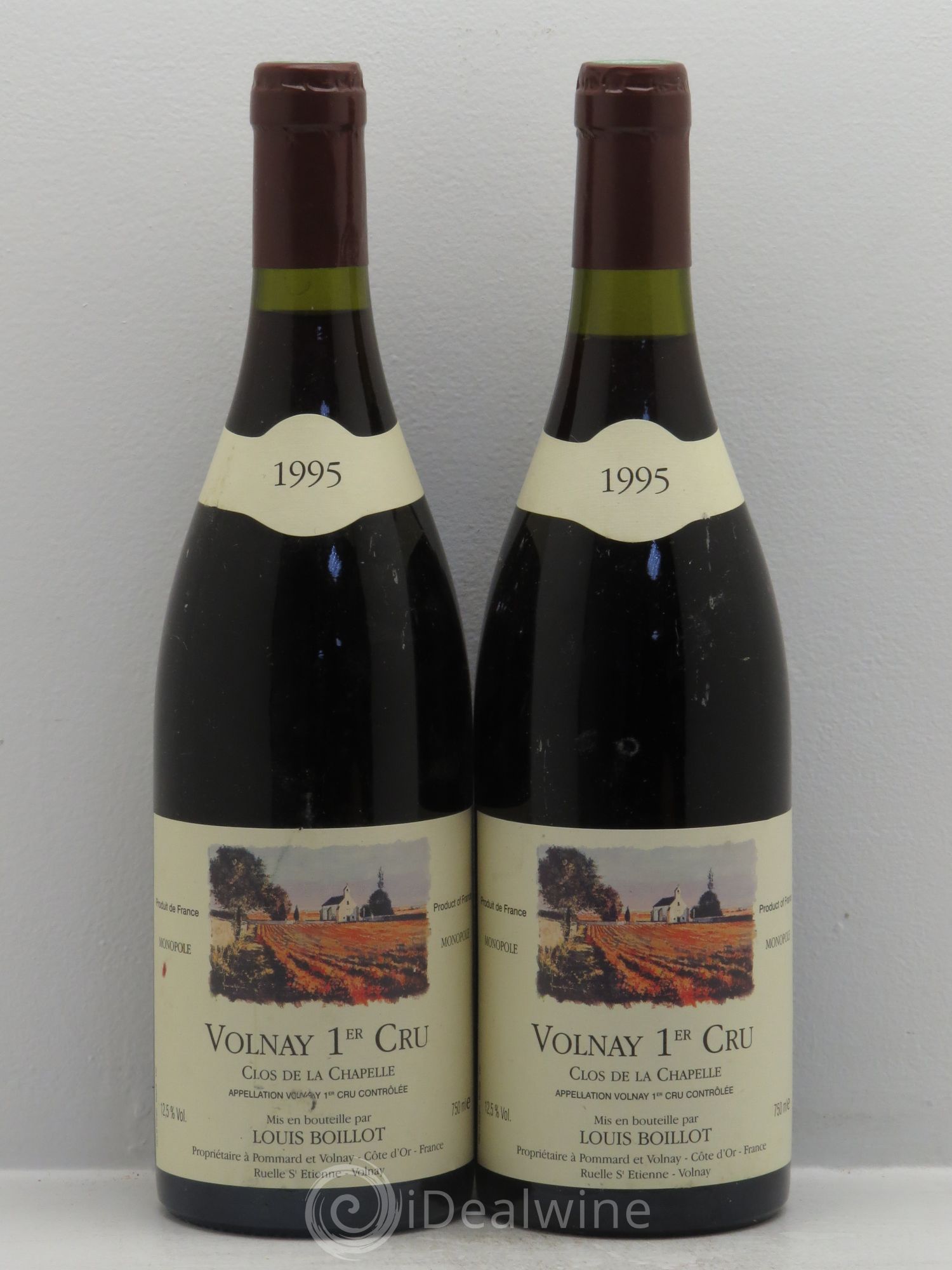Volnay 1er Cru 1995 - Lot de 2 bouteilles - 0