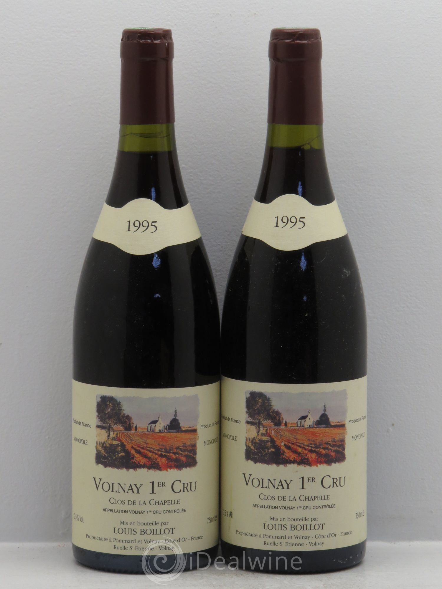 Volnay 1er Cru 1995 - Lot de 2 bouteilles - 0