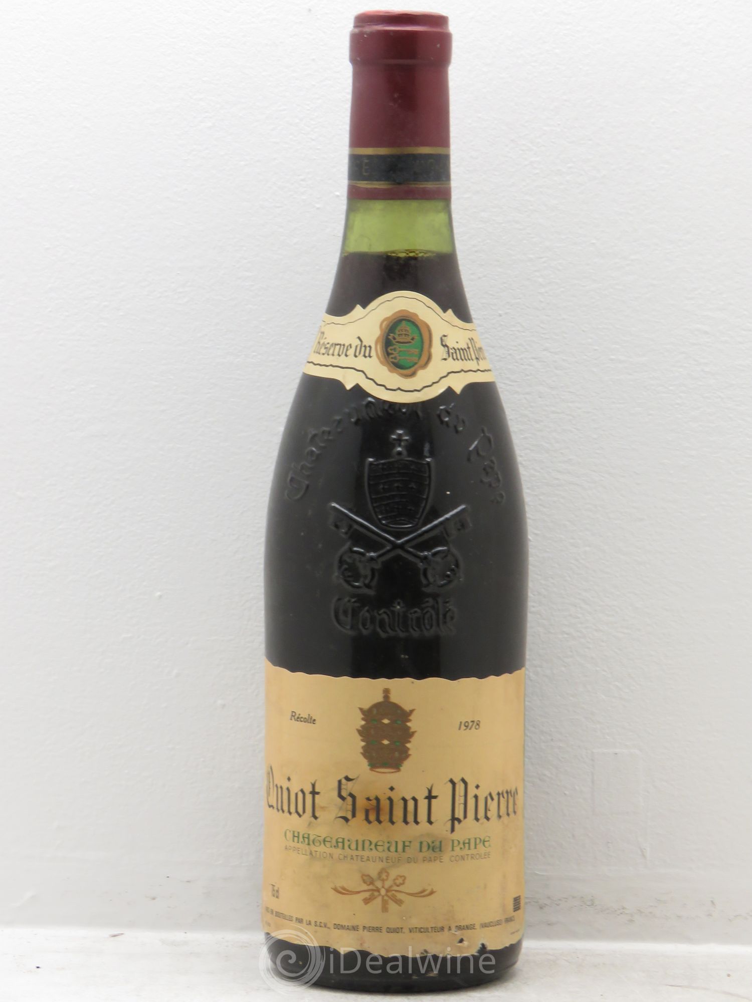 Châteauneuf-du-Pape Quiot Saint Pierre 1978 - Posten von 1 Flasche - 0