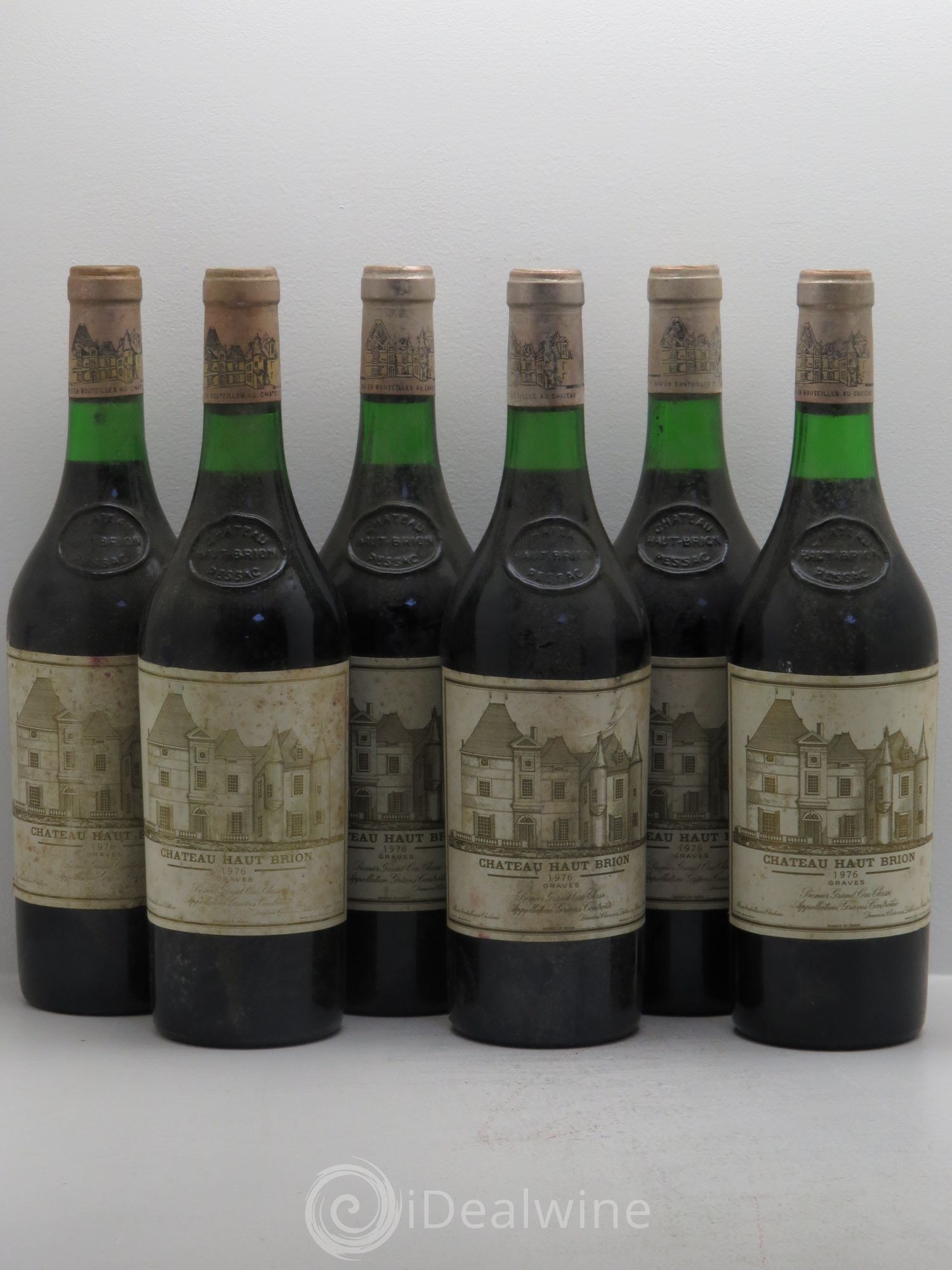 Château Haut Brion 1er Grand Cru Classé 1976 - Lot de 6 bouteilles - 0