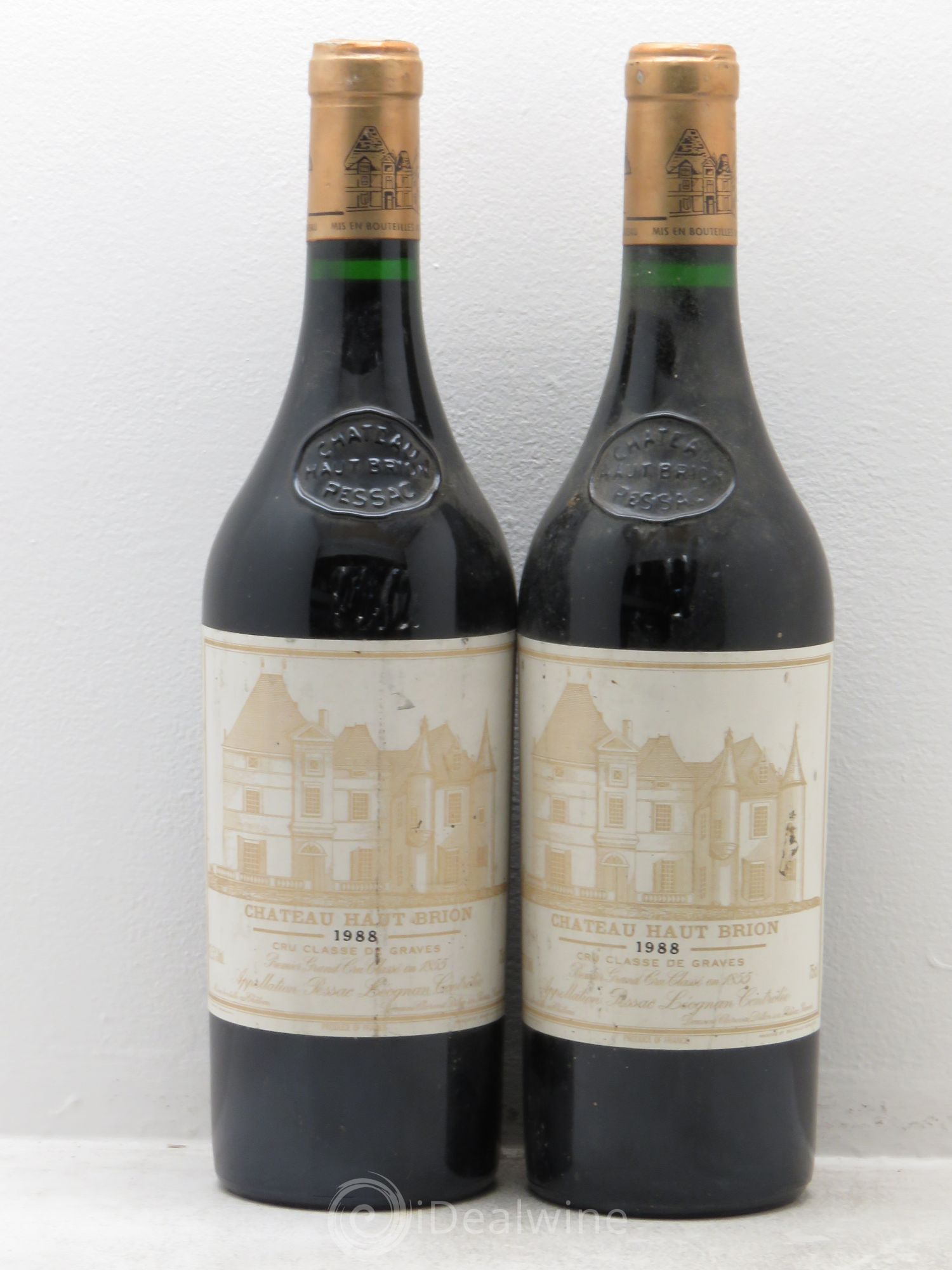 Château Haut Brion 1er Grand Cru Classé 1988 - Lot de 2 bouteilles - 0