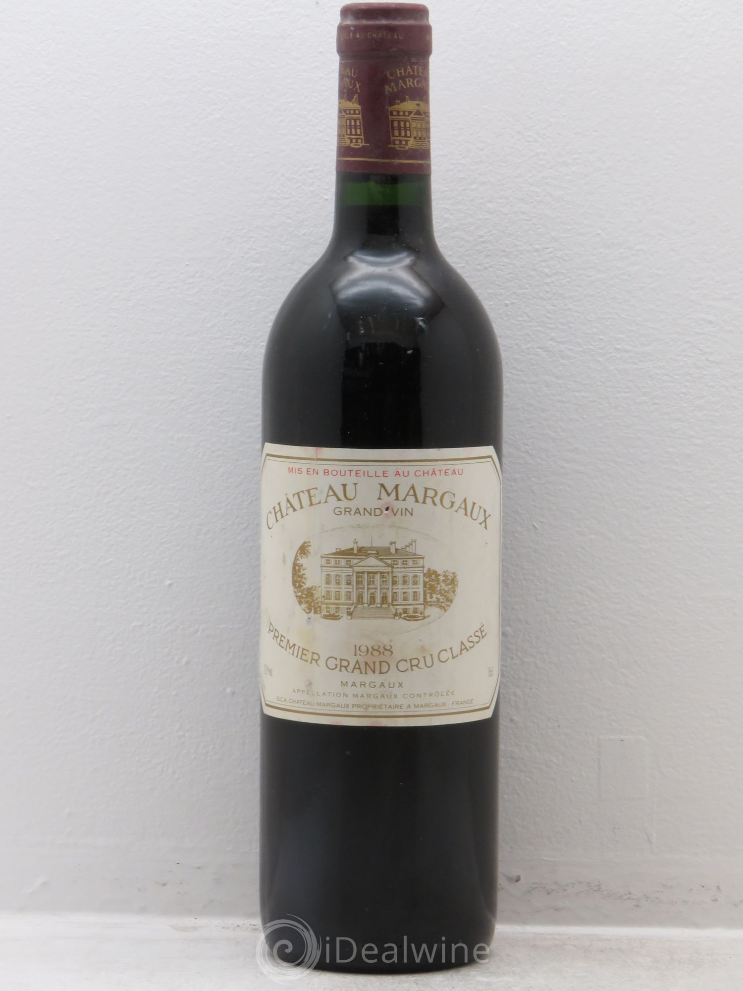 Château Margaux 1er Grand Cru Classé 1988 - Lot de 1 bouteille - 0