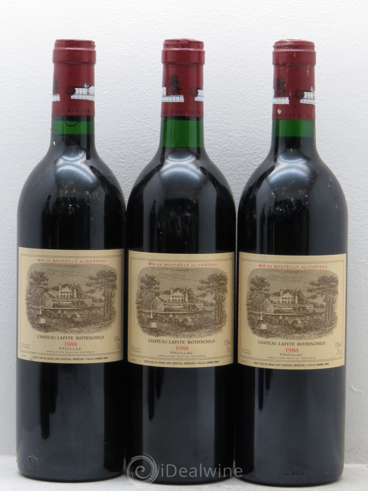 Château Lafite Rothschild 1er Grand Cru Classé 1988 - Lot de 6 bouteilles - 1