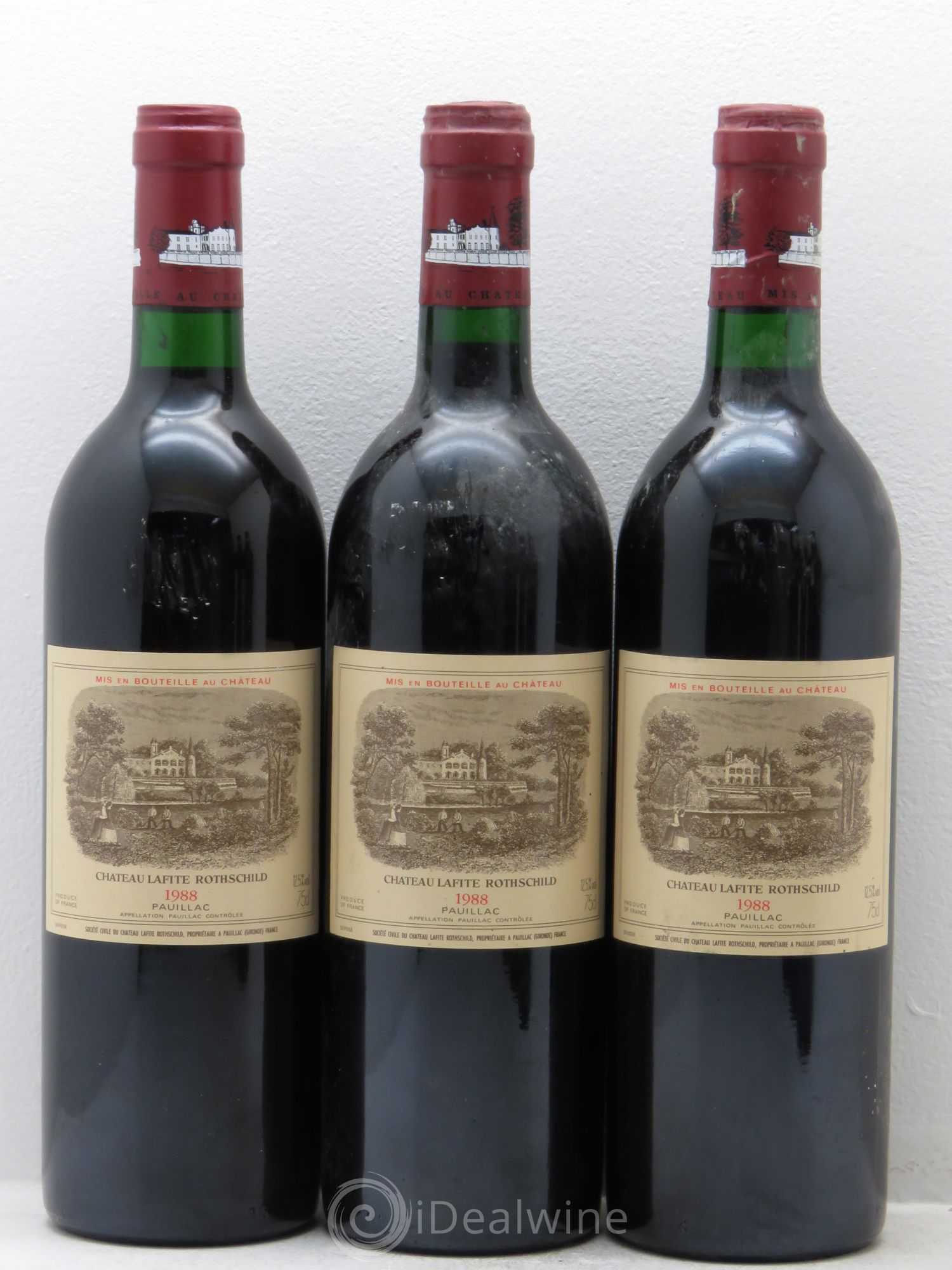 Château Lafite Rothschild 1er Grand Cru Classé 1988 - Lot de 6 bouteilles - 2