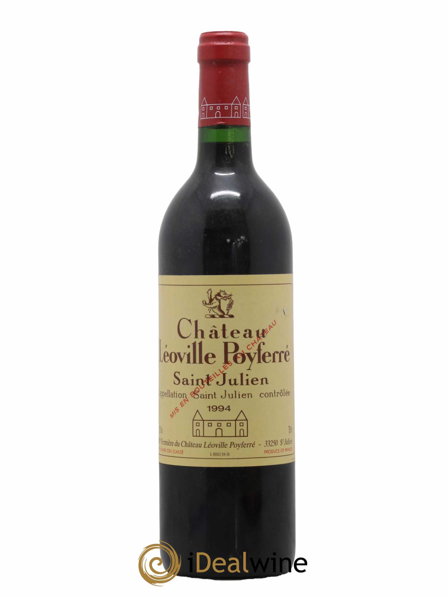 Château Léoville Poyferré 2ème Grand Cru Classé 1994 - Lot de 1 bouteille - 0