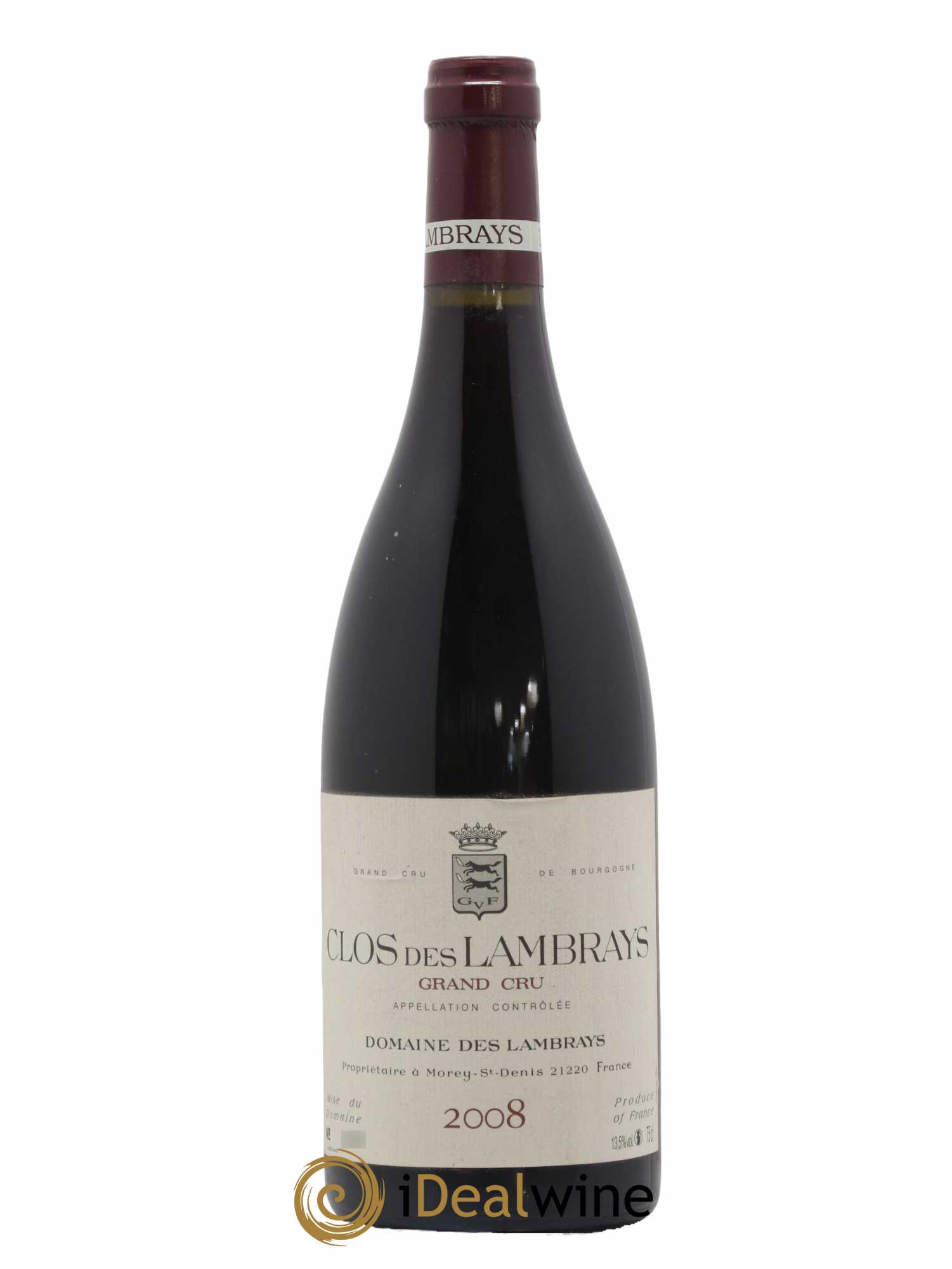 Clos des Lambrays Grand Cru Domaine des Lambrays 2008 - Lot de 1 bouteille - 0