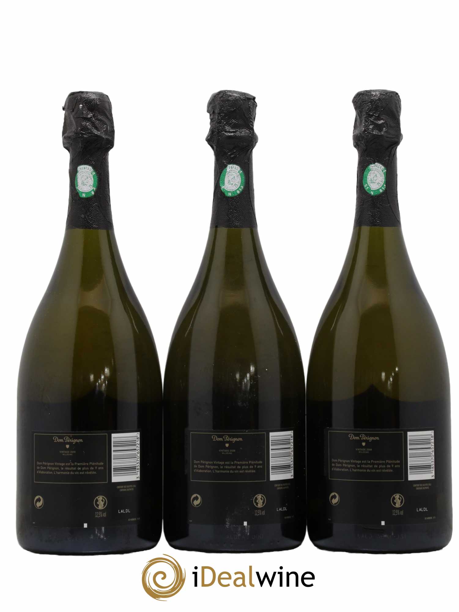 Brut Dom Pérignon 2008 - Lot de 3 bouteilles - 1
