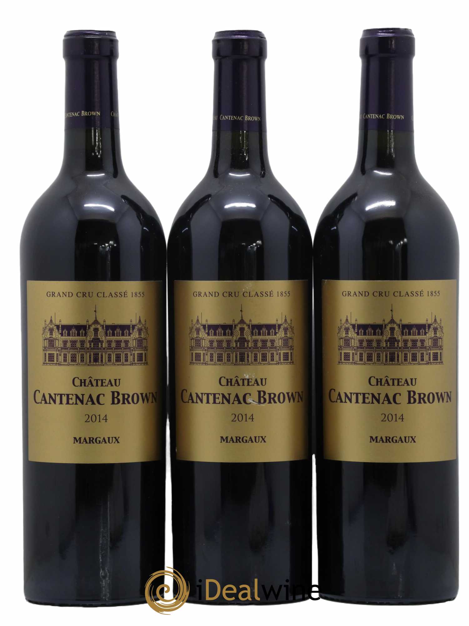 Château Cantenac Brown 3ème Grand Cru Classé 2014 - Lot de 3 bouteilles - 0