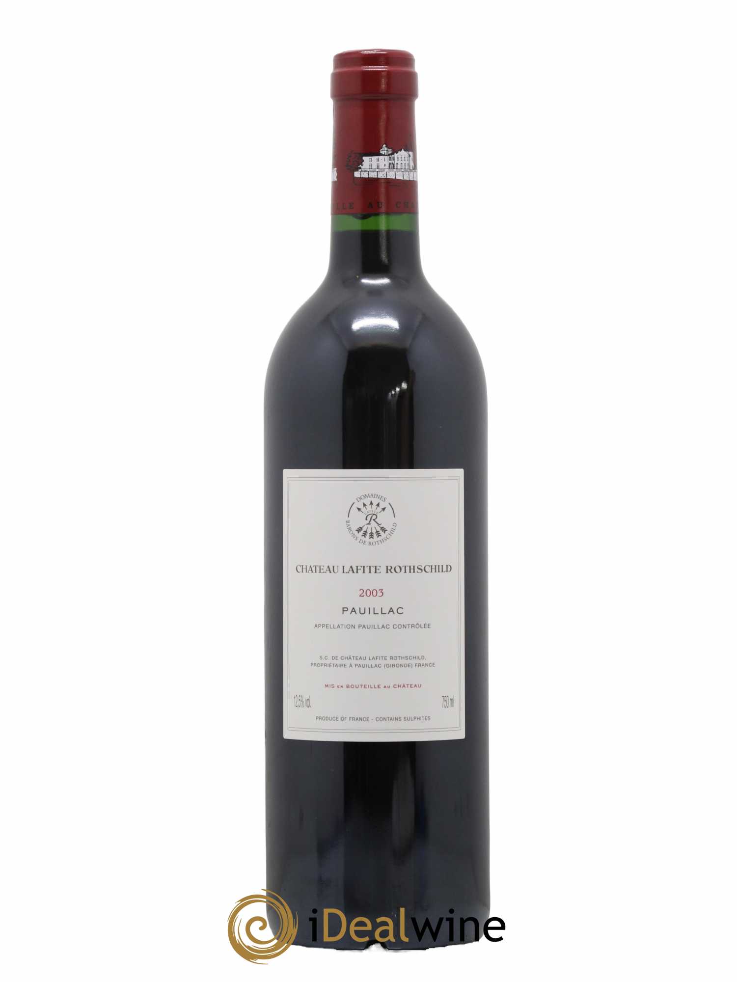 Château Lafite Rothschild 1er Grand Cru Classé 2003 - Lot de 1 bouteille - 1