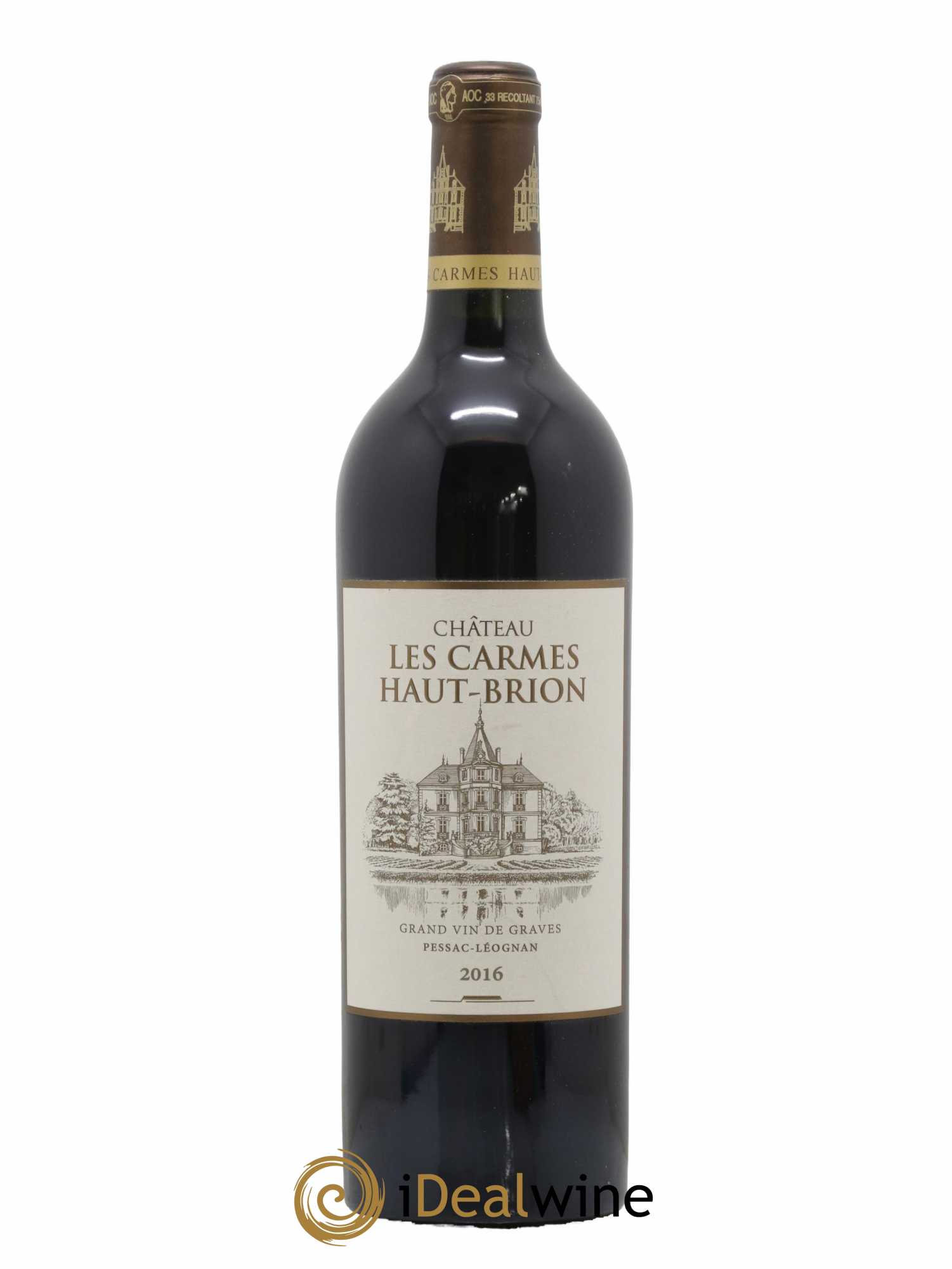 Château Les Carmes Haut-Brion 2016 - Lot de 1 bouteille - 0