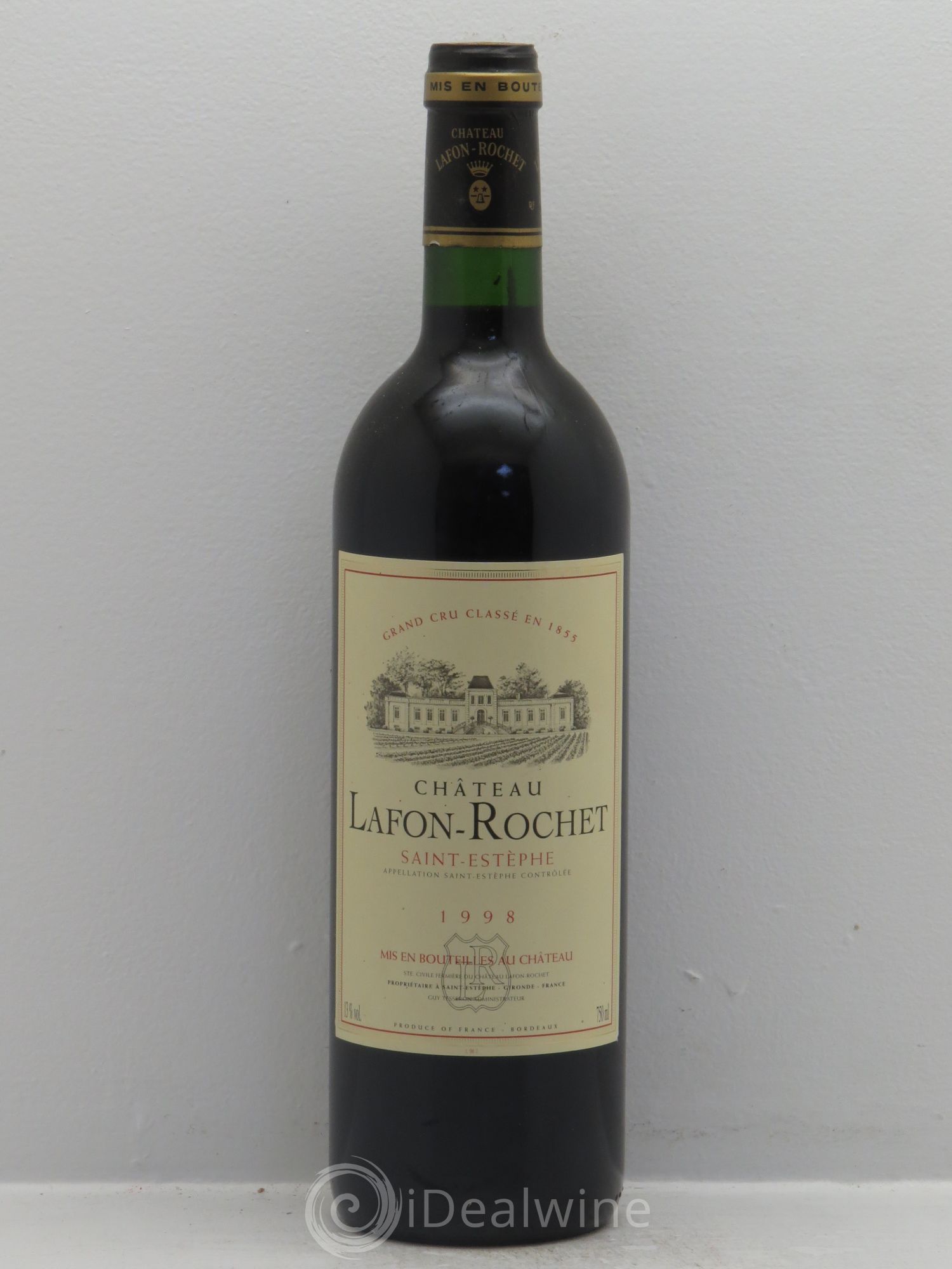 Château Lafon Rochet 4ème Grand Cru Classé 1998 - Lot de 1 bouteille - 0