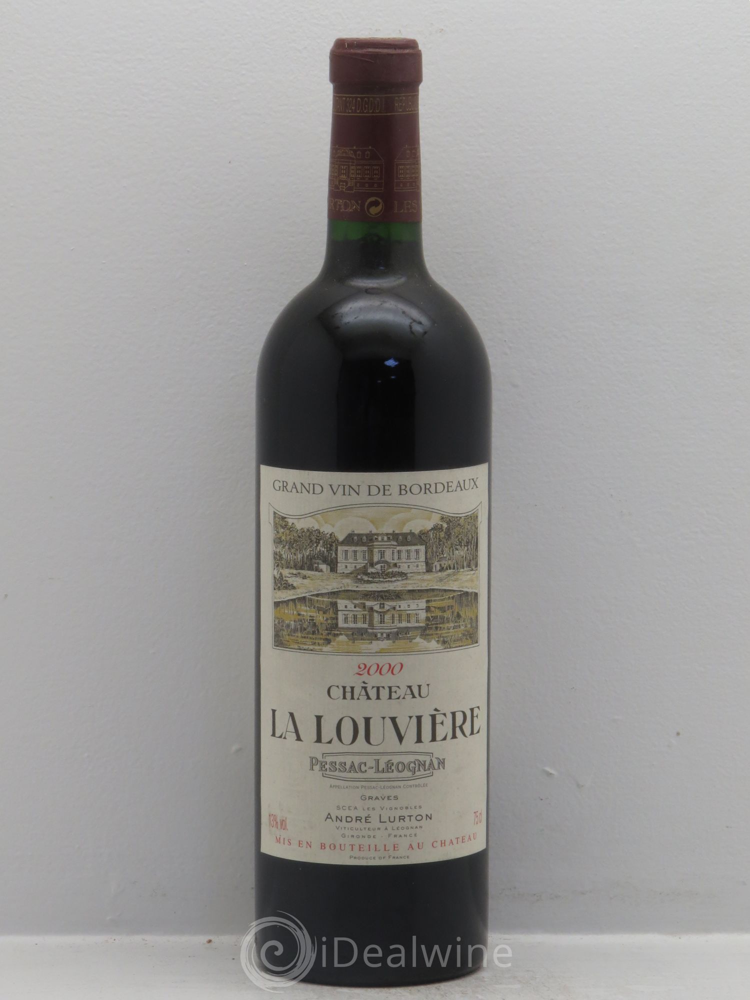 Château la Louvière 2000 - Lot de 1 bouteille - 0