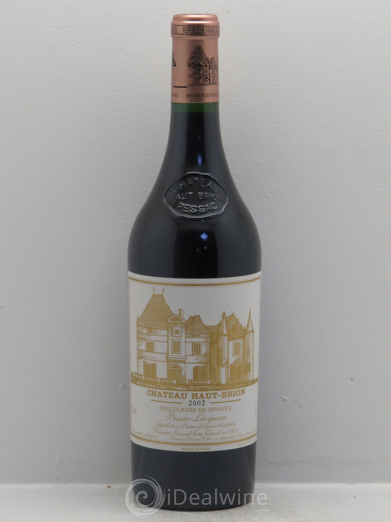 Château Haut Brion 1er Grand Cru Classé 2002 - Lot de 1 bouteille - 0