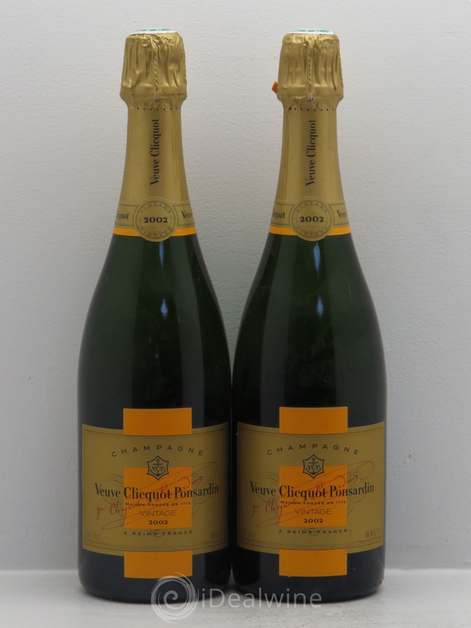 Vintage Veuve Clicquot 2002 - Lot de 2 bouteilles - 0