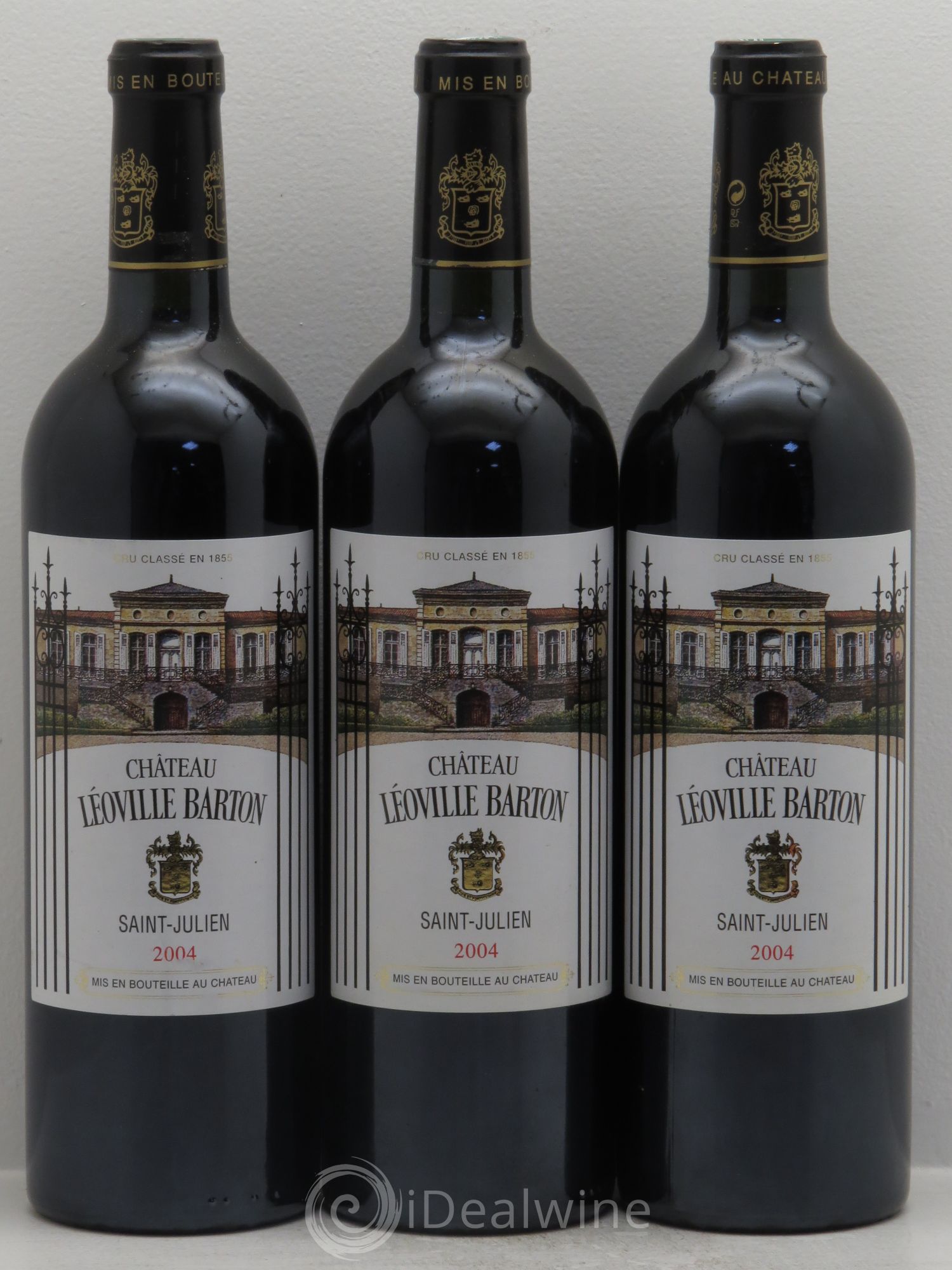 Château Léoville Barton 2ème Grand Cru Classé 2004 - Lot de 3 bouteilles - 0