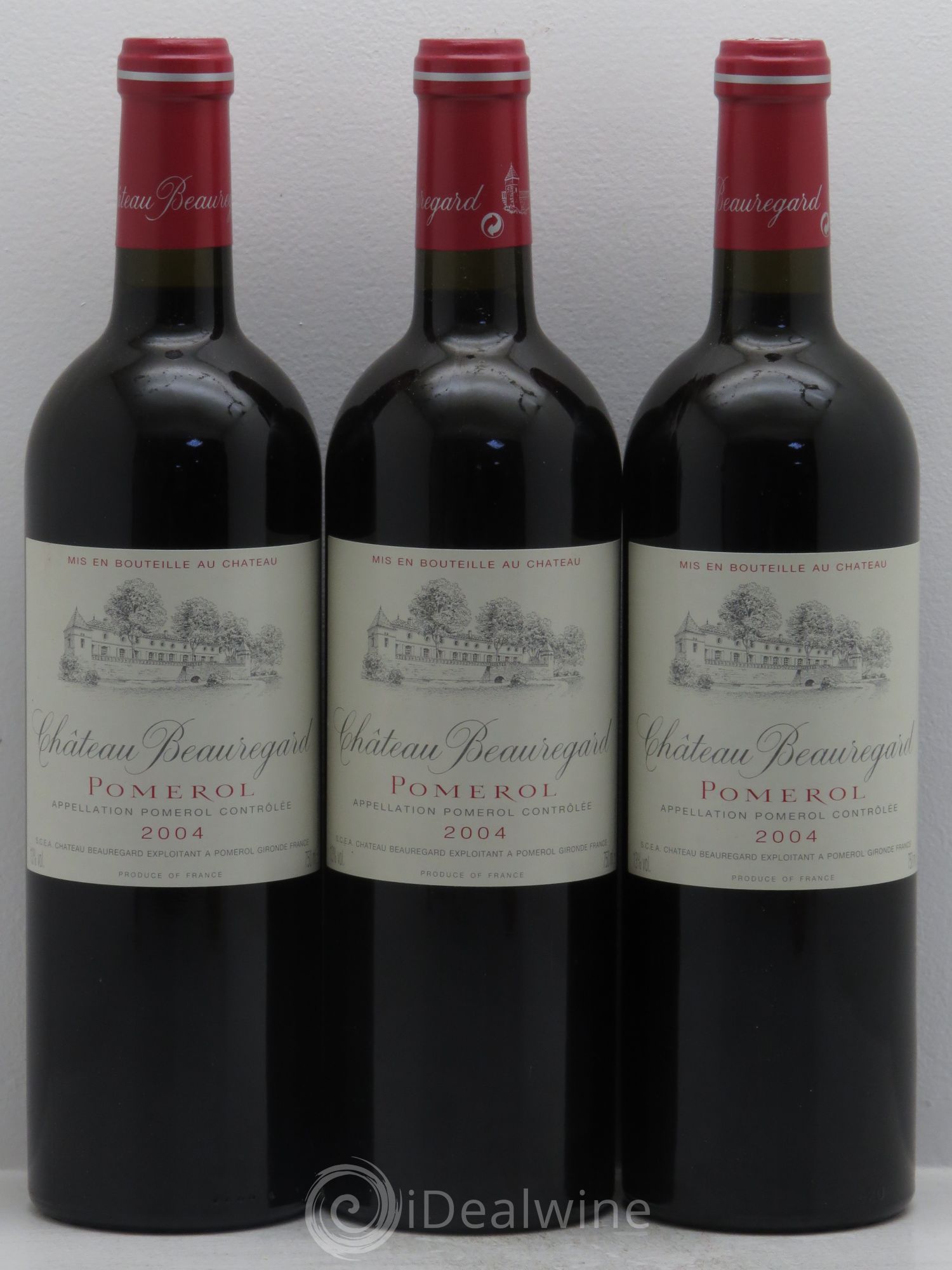 Château Beauregard 2004 - Lot de 3 bouteilles - 0