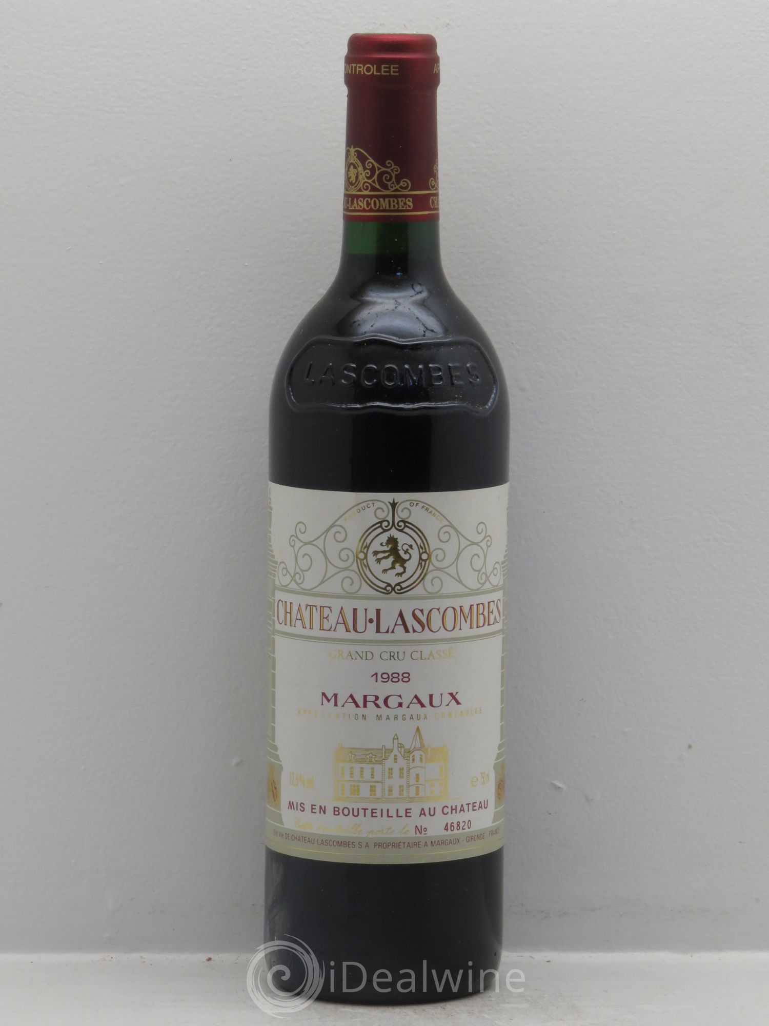 Château Lascombes 2ème Grand Cru Classé 1988 - Lot de 1 bouteille - 0