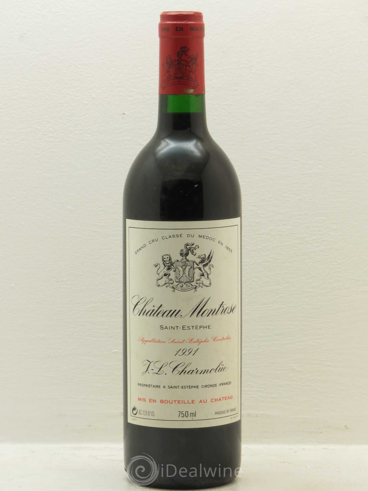 Château Montrose 2ème Grand Cru Classé 1991 - Lot de 1 bouteille - 0