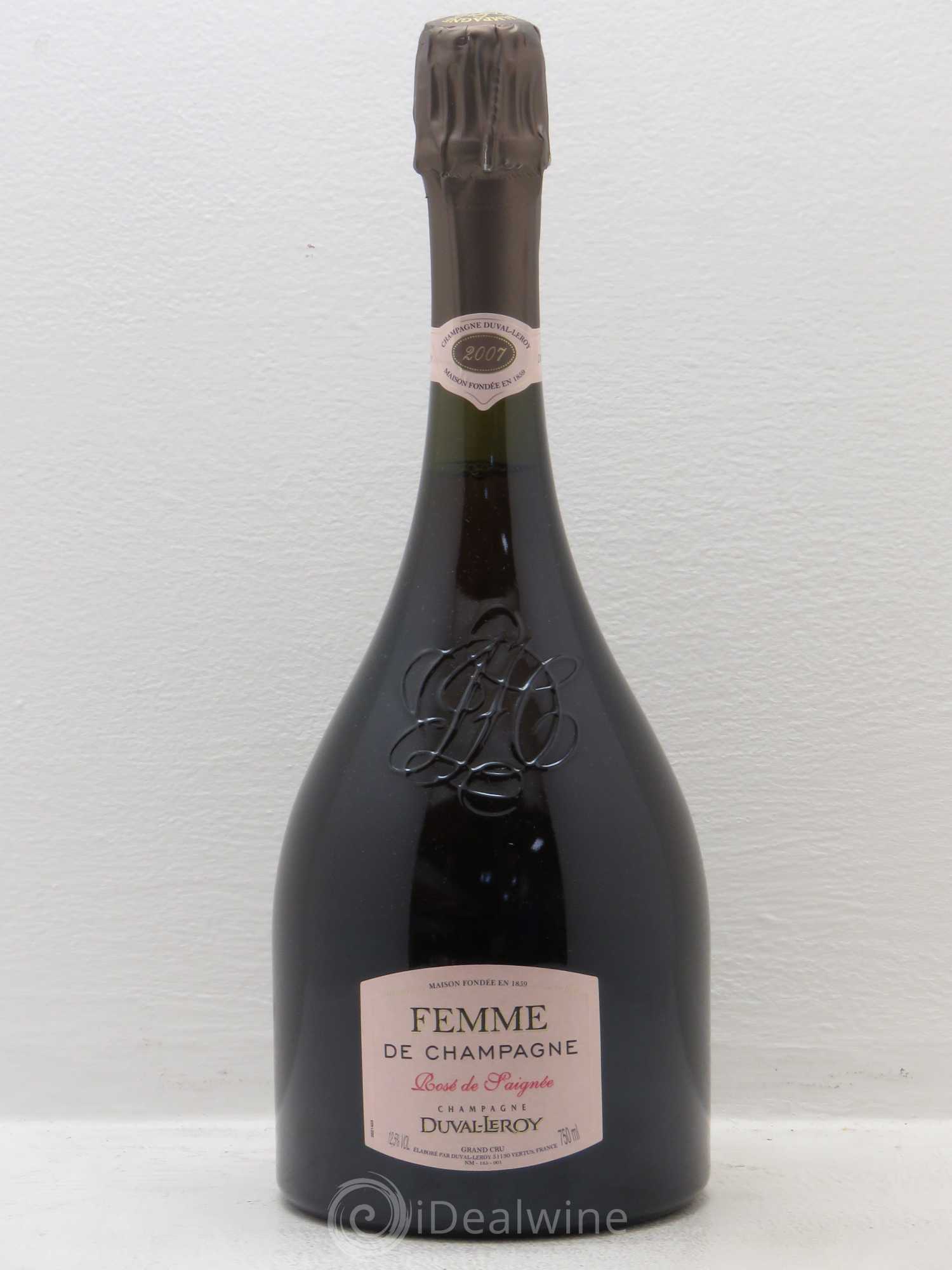 Champagne - Duval-Leroy Femme de Champagne Rosé de Saignée 2007 - Posten von 1 Flasche - 0