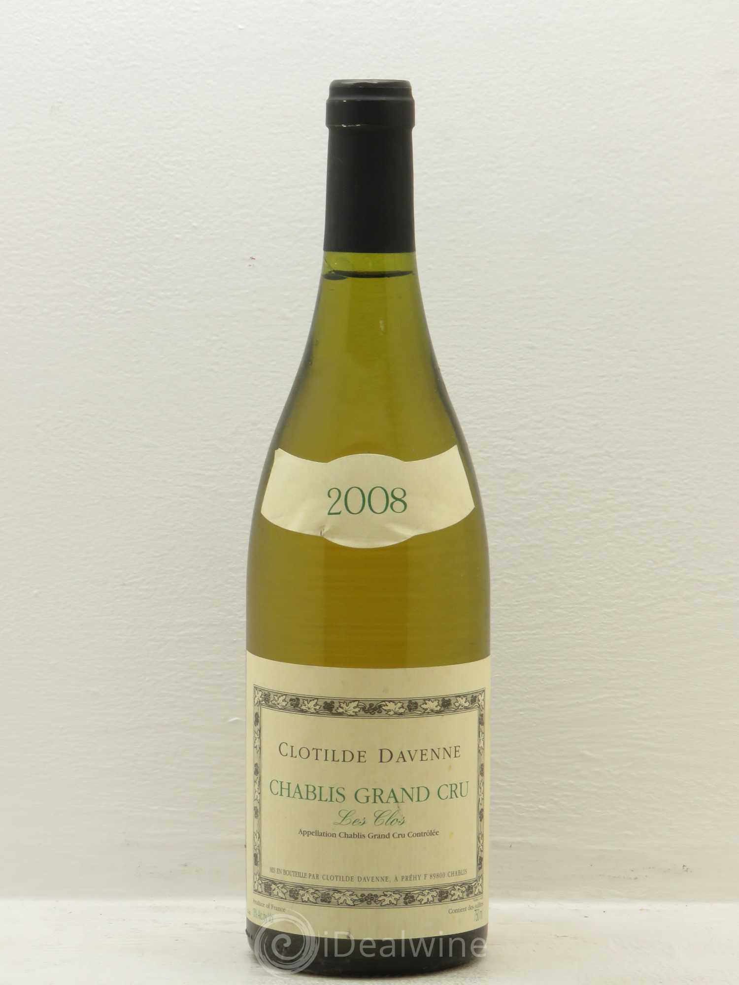 Chablis Grand Cru Davenne 2008 - Posten von 1 Flasche - 0