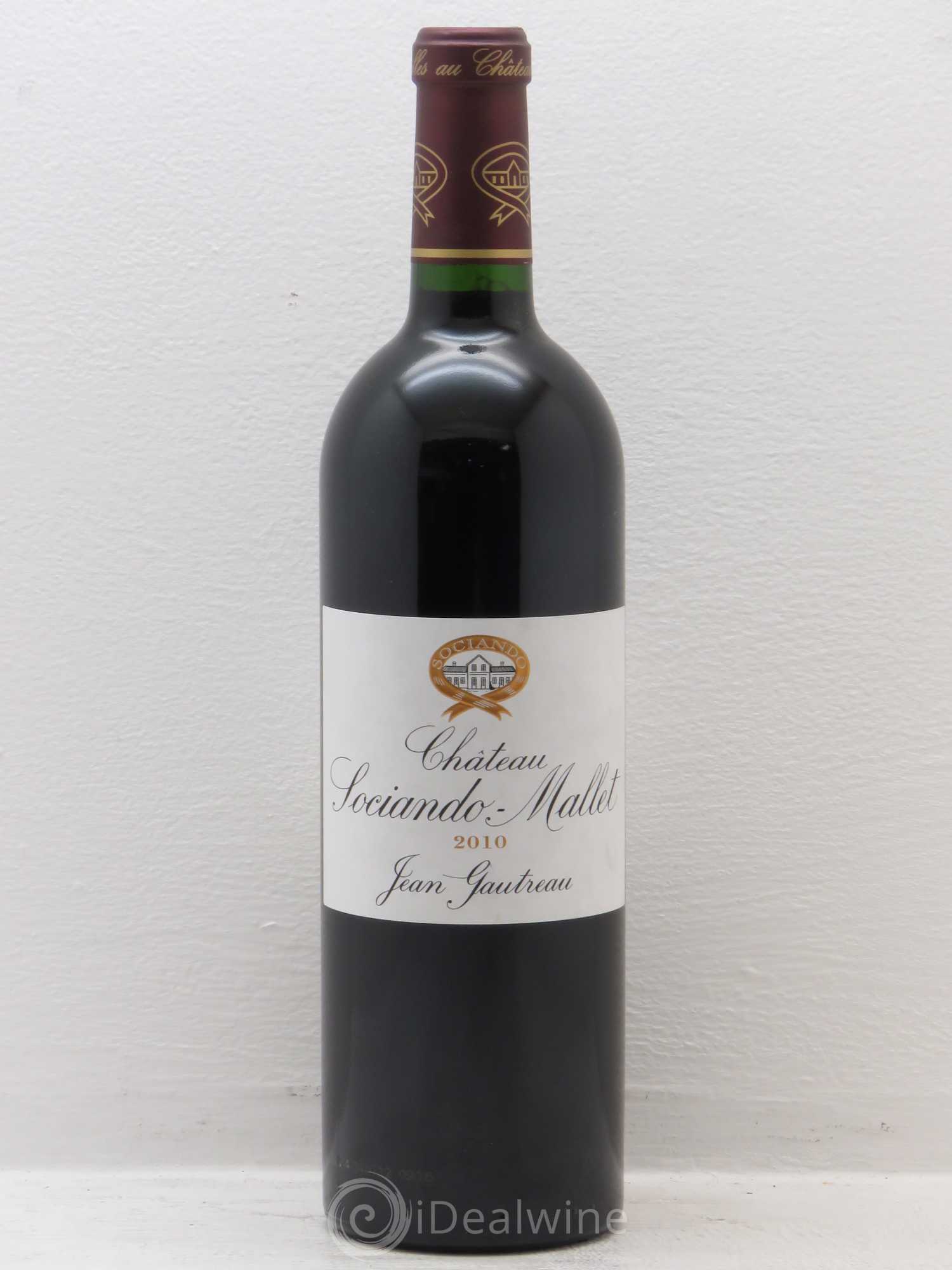 Château Sociando Mallet 2010 - Lot de 1 bouteille - 0