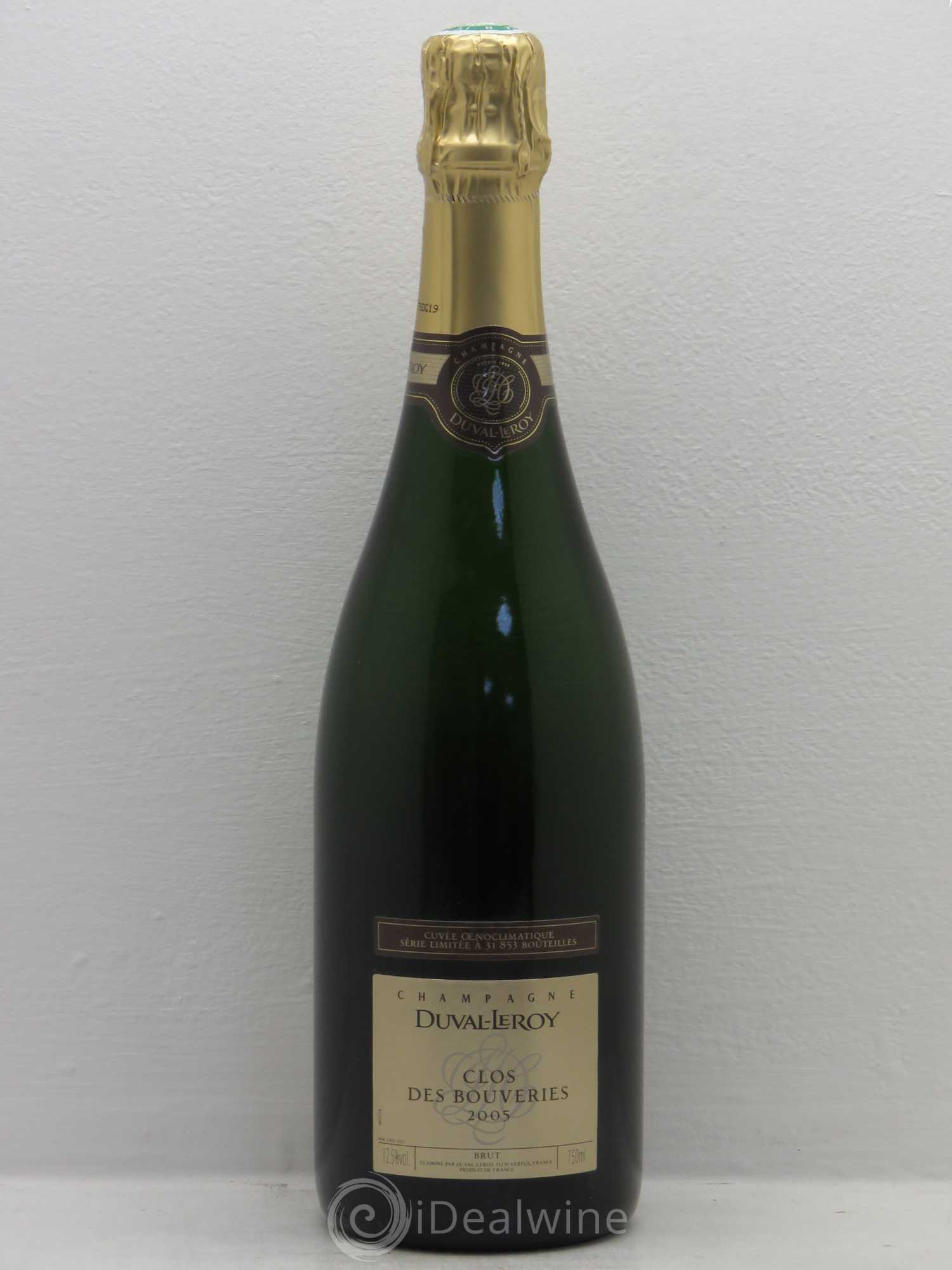 Champagne 1er Cru Clos des Bouveries Duval-Leroy 2005 - Posten von 1 Flasche - 0