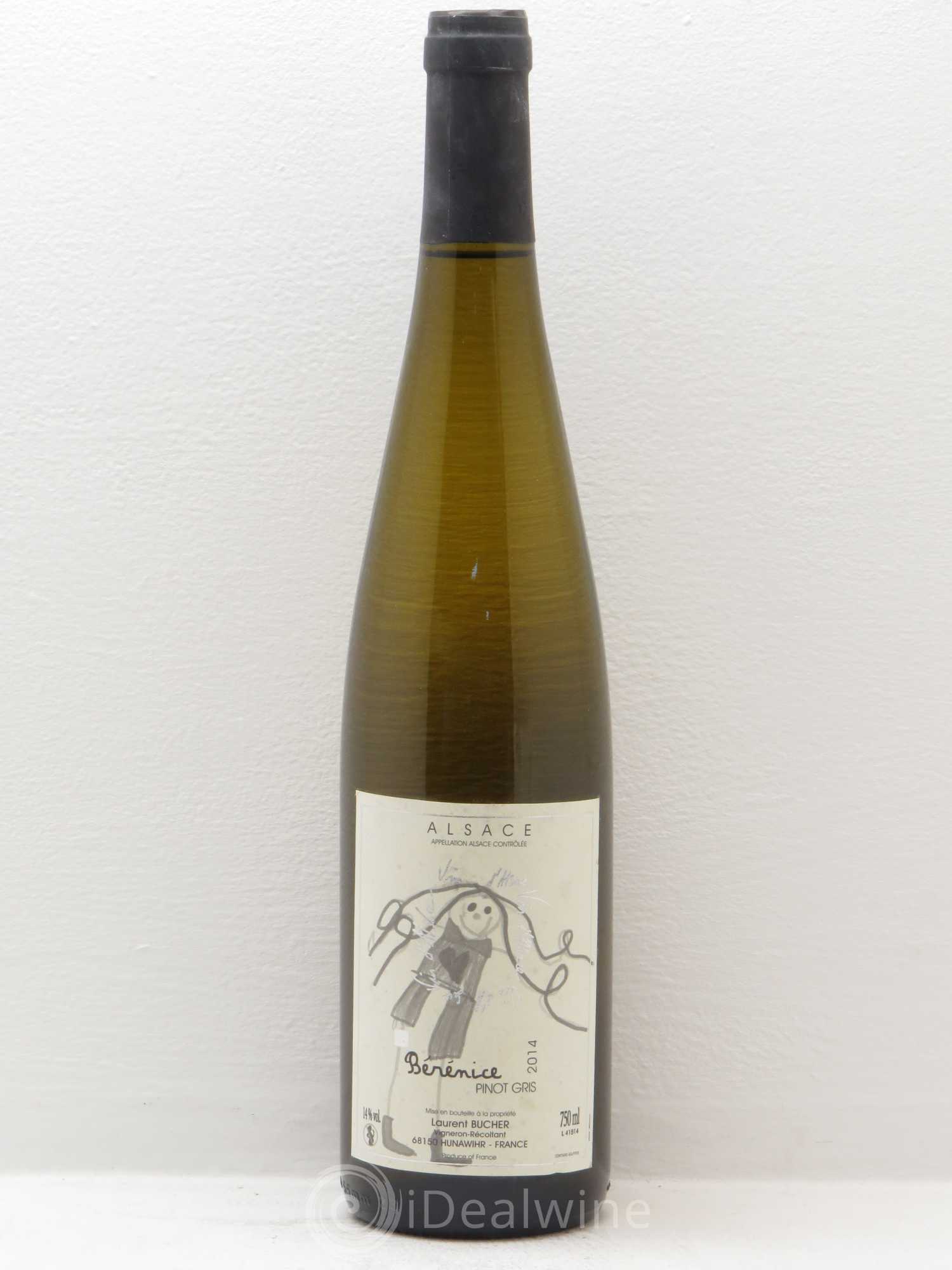 Pinot Gris Cuvée Bérénice Bucher (sans prix de réserve) 2014 - Posten von 1 Flasche - 0