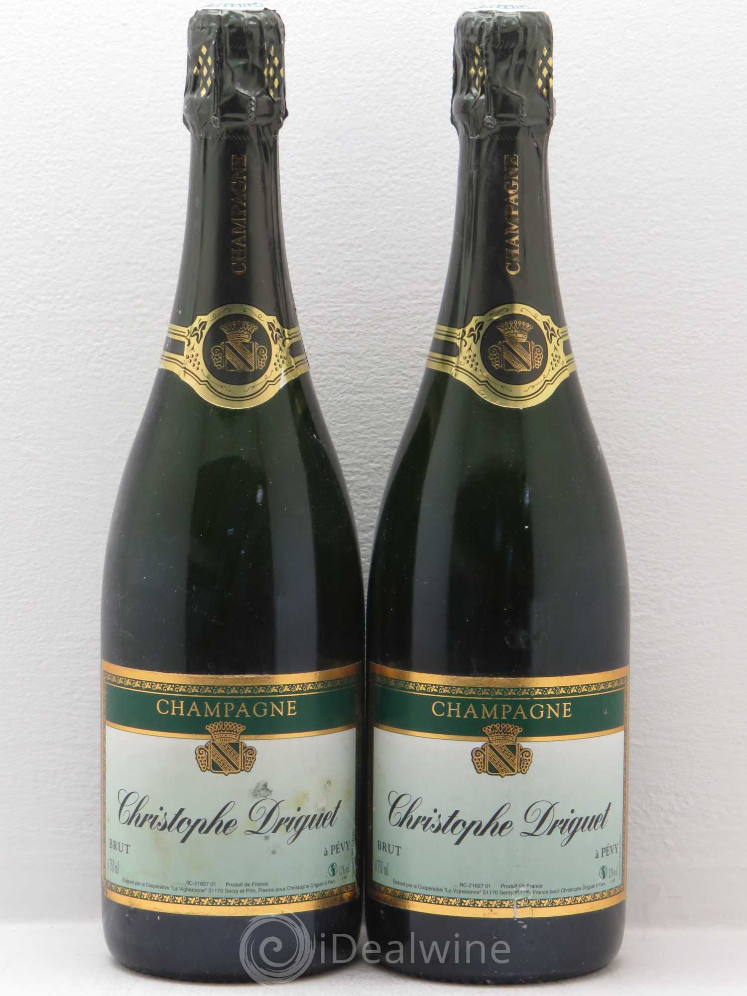 Champagne Christophe Driguet (sans prix de réserve) - Posten von 2 Flaschen - 0