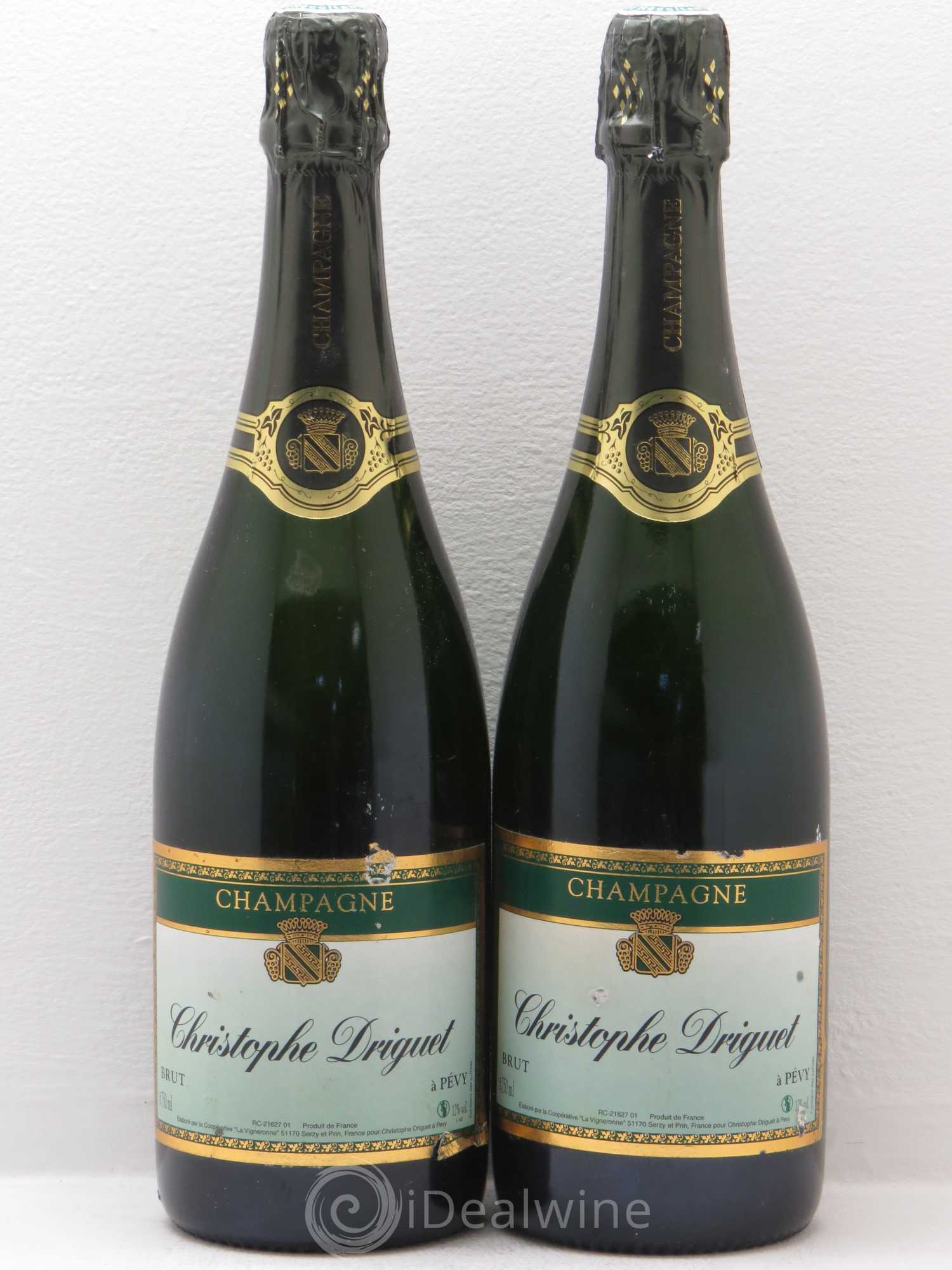 Champagne Christophe Driguet (sans prix de réserve) - Posten von 2 Flaschen - 0