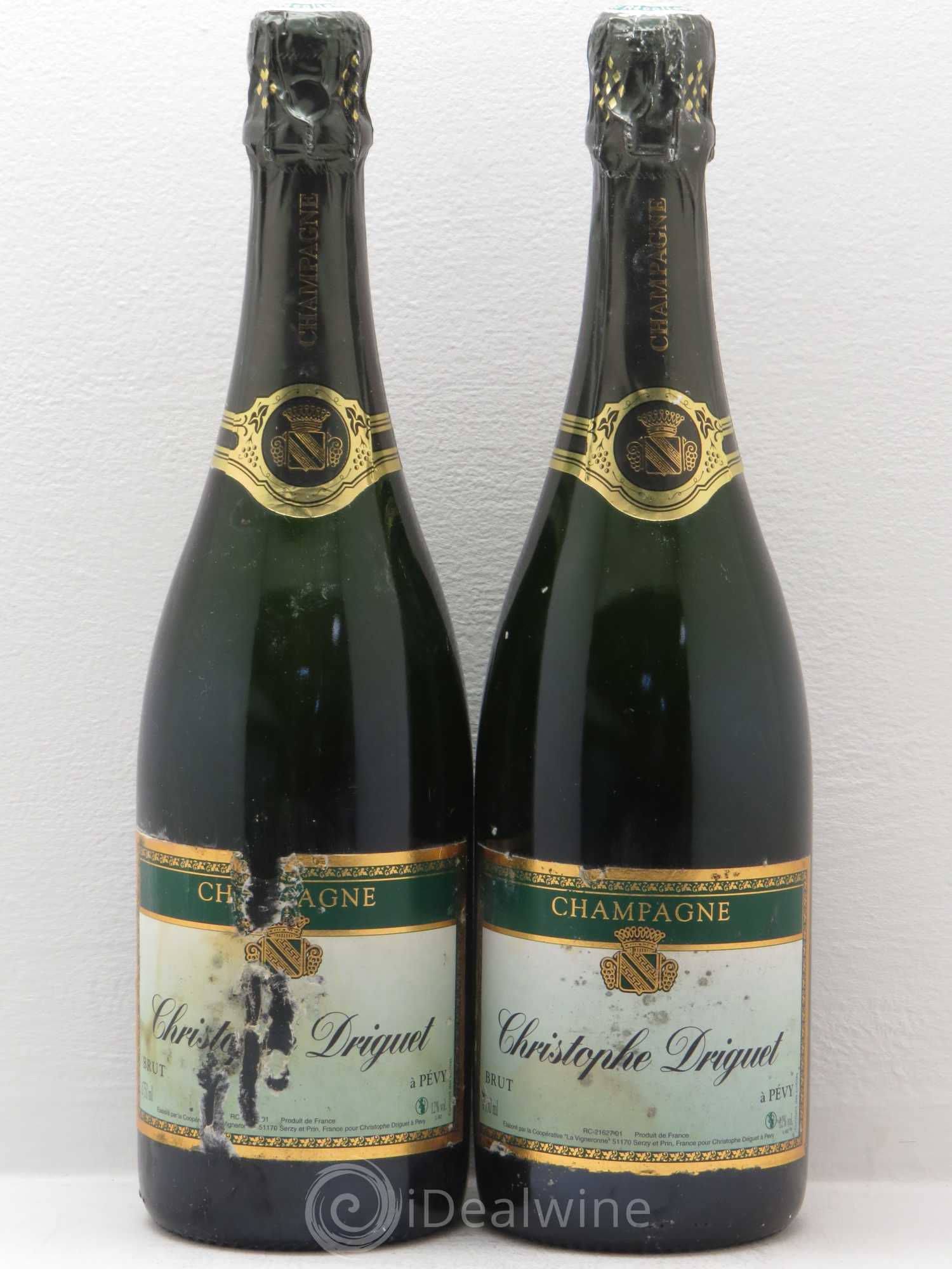 Champagne Christophe Driguet (sans prix de réserve) - Posten von 2 Flaschen - 0