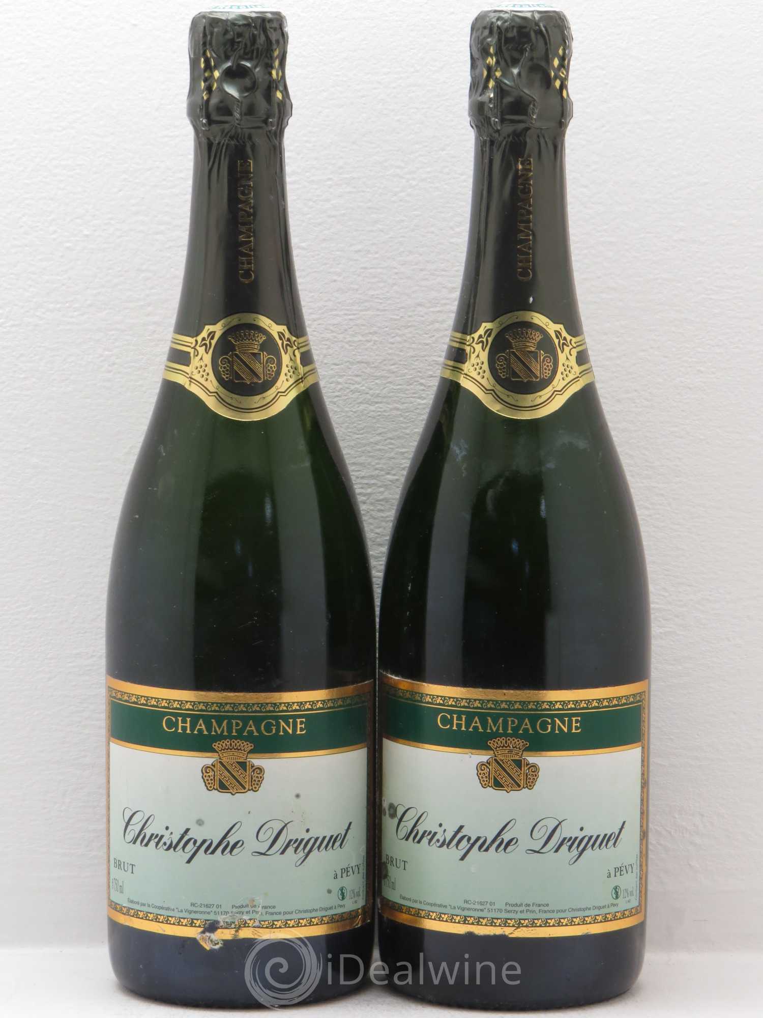 Champagne Christophe Driguet (sans prix de réserve) - Posten von 2 Flaschen - 0