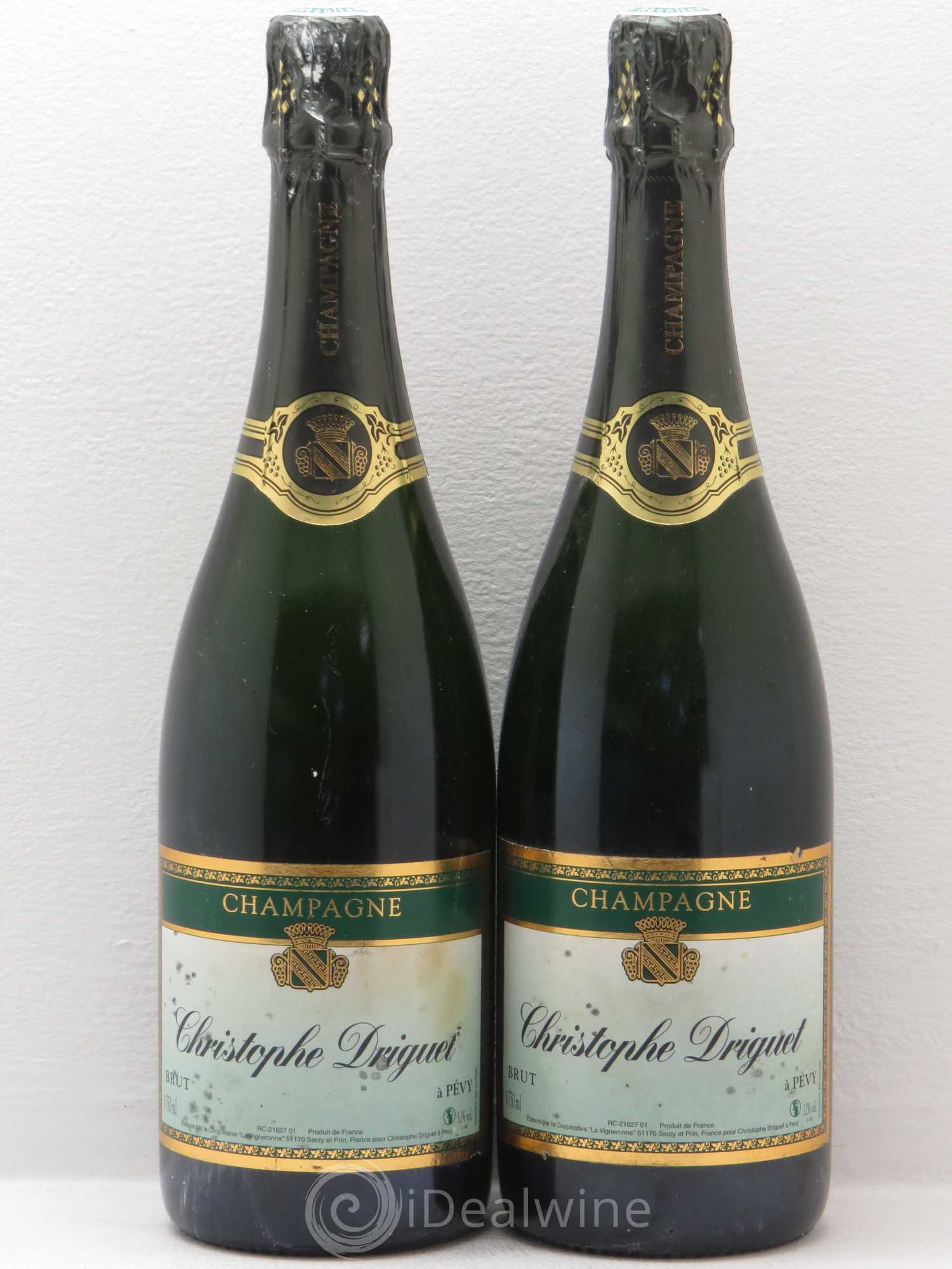 Champagne Christophe Driguet (sans prix de réserve) - Posten von 2 Flaschen - 0