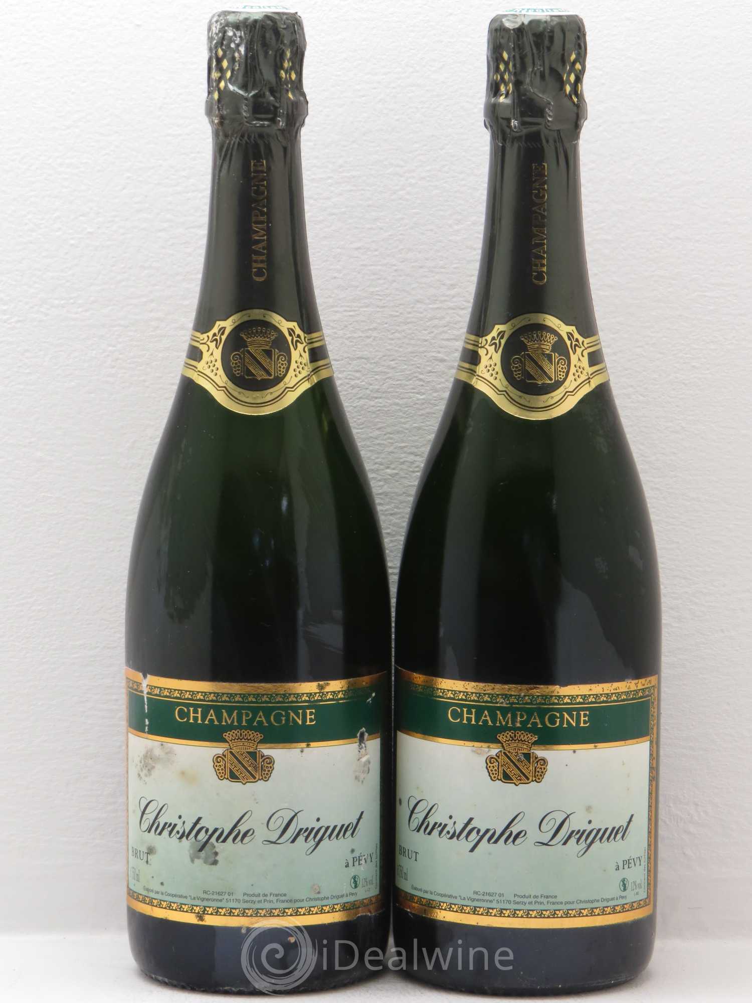 Champagne Christophe Driguet (sans prix de réserve) - Posten von 2 Flaschen - 0