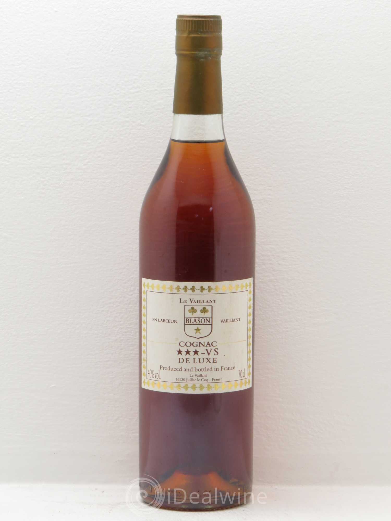 Cognac vs de Luxe Le Vaillant (sans prix de réserve) - Posten von 1 Flasche - 0