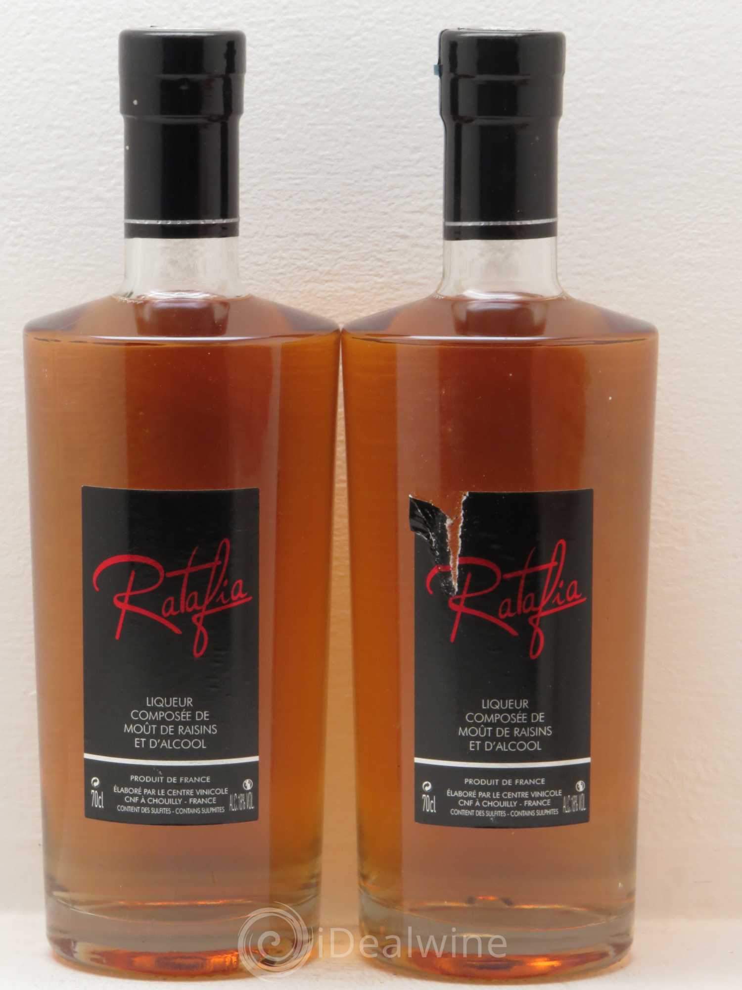 Alcools divers Ratafia CNF Chouilly (sans prix de réserve) - Lotto di 2 bottiglie - 0