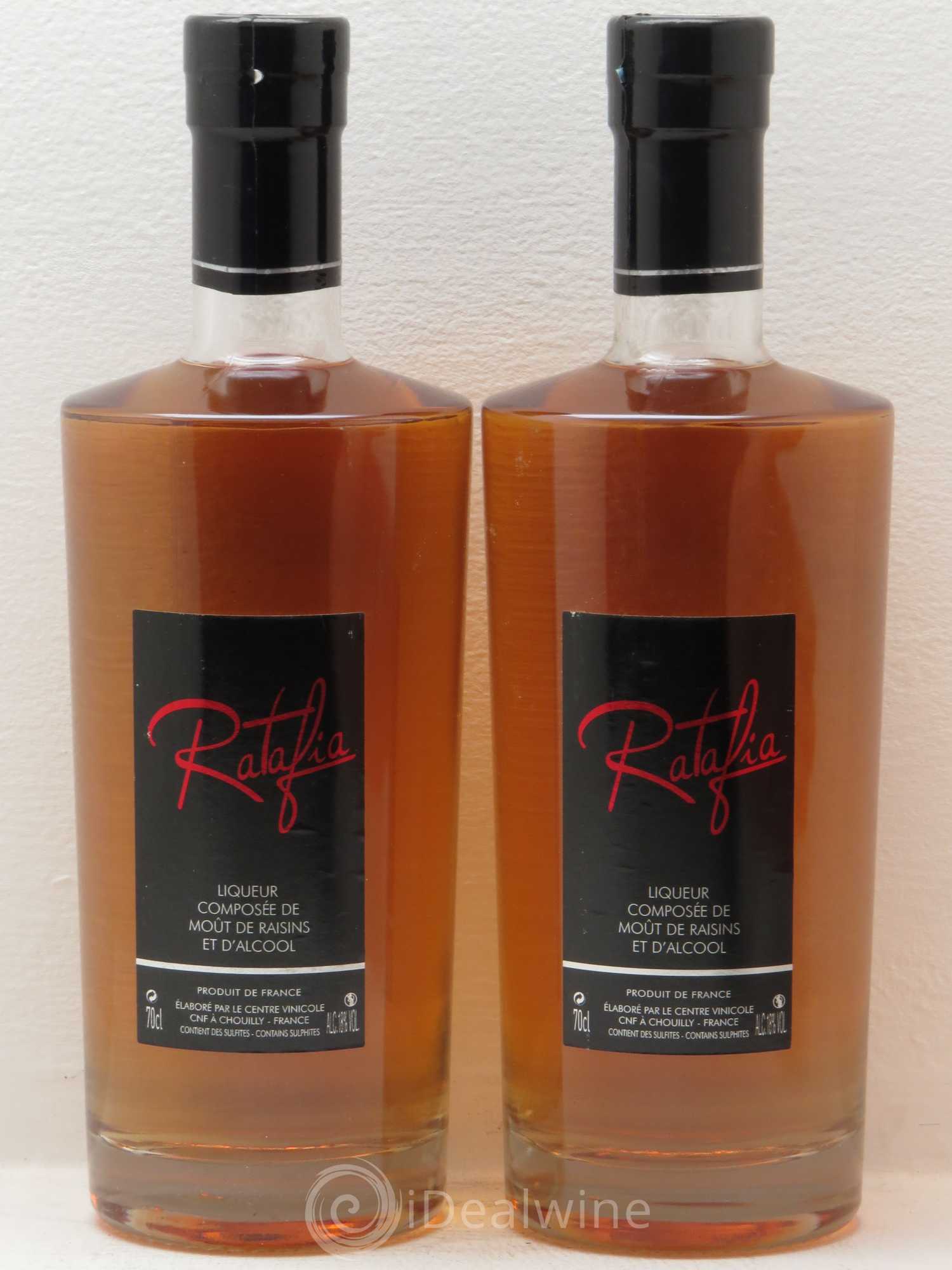 Alcools divers Ratafia CNF Chouilly (sans prix de réserve) - Posten von 2 Flaschen - 0