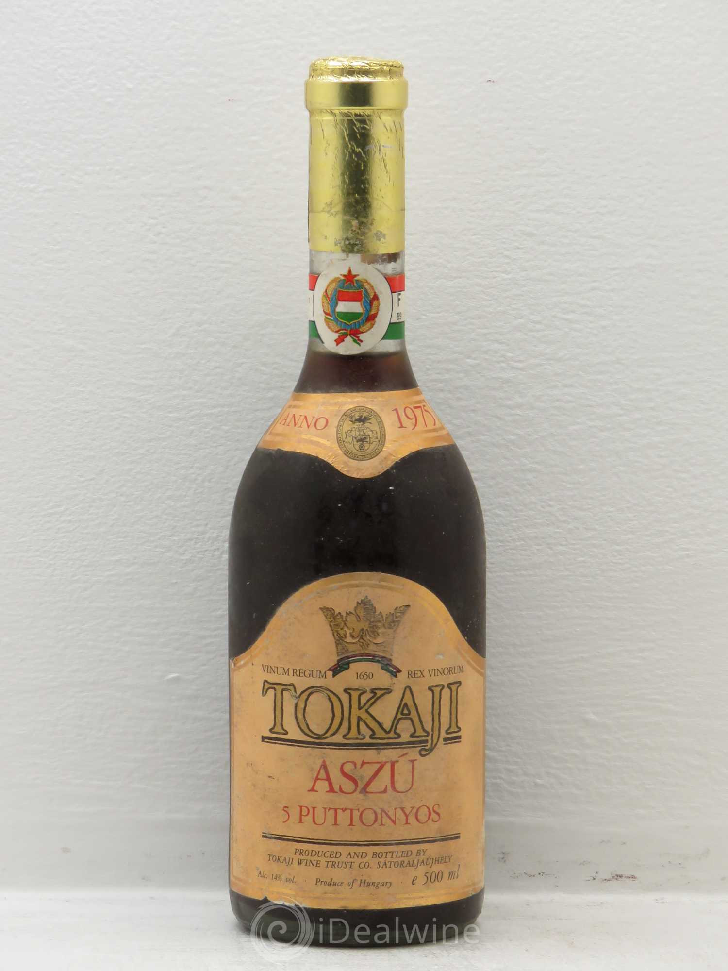 Tokaji Aszu 5 Puttonyos Wine Trust 1975 - Posten von 1 Flasche - 0